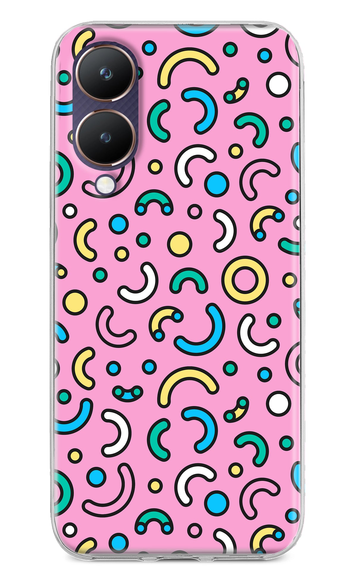 Memphis Design Vivo Y28 5G Back Cover