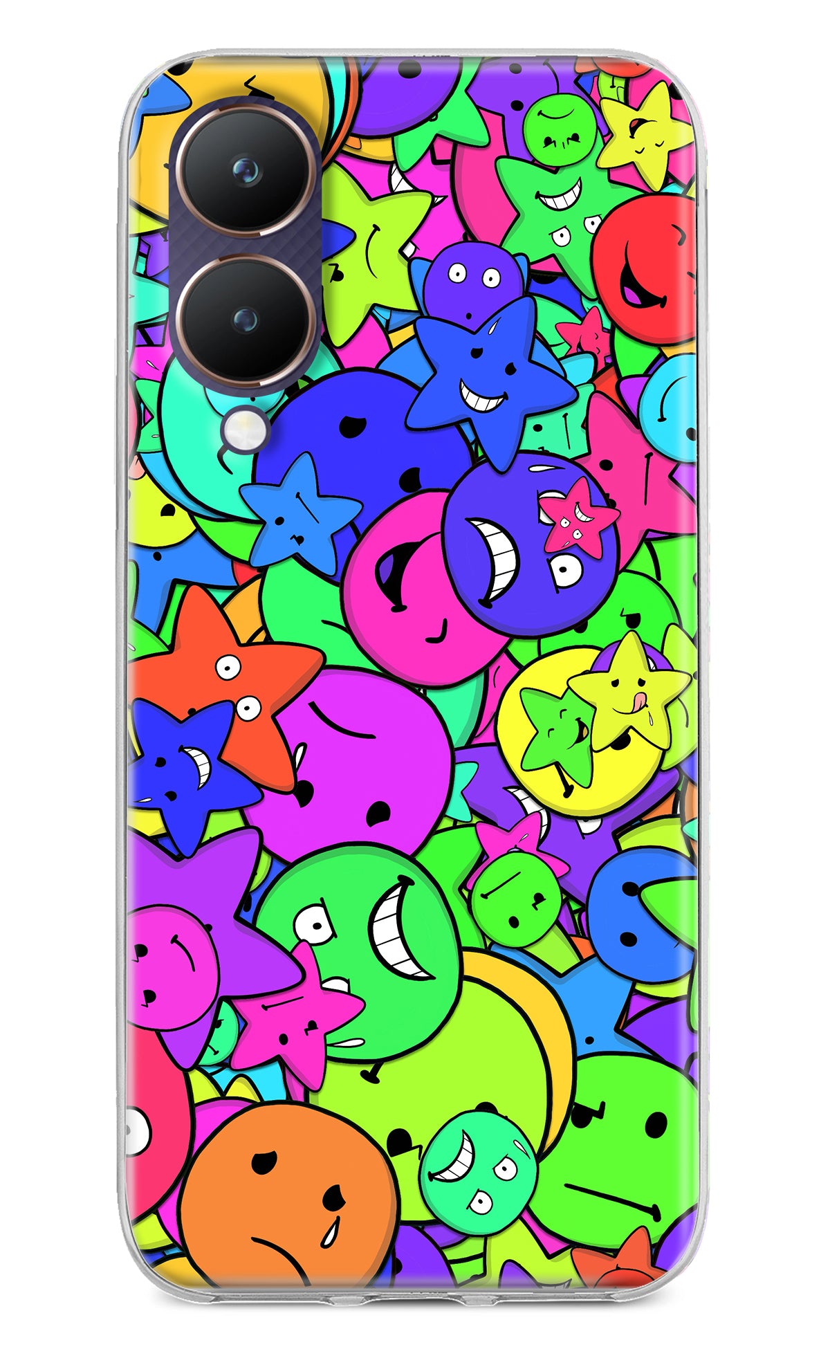 Fun Doodle Vivo Y28 5G Back Cover