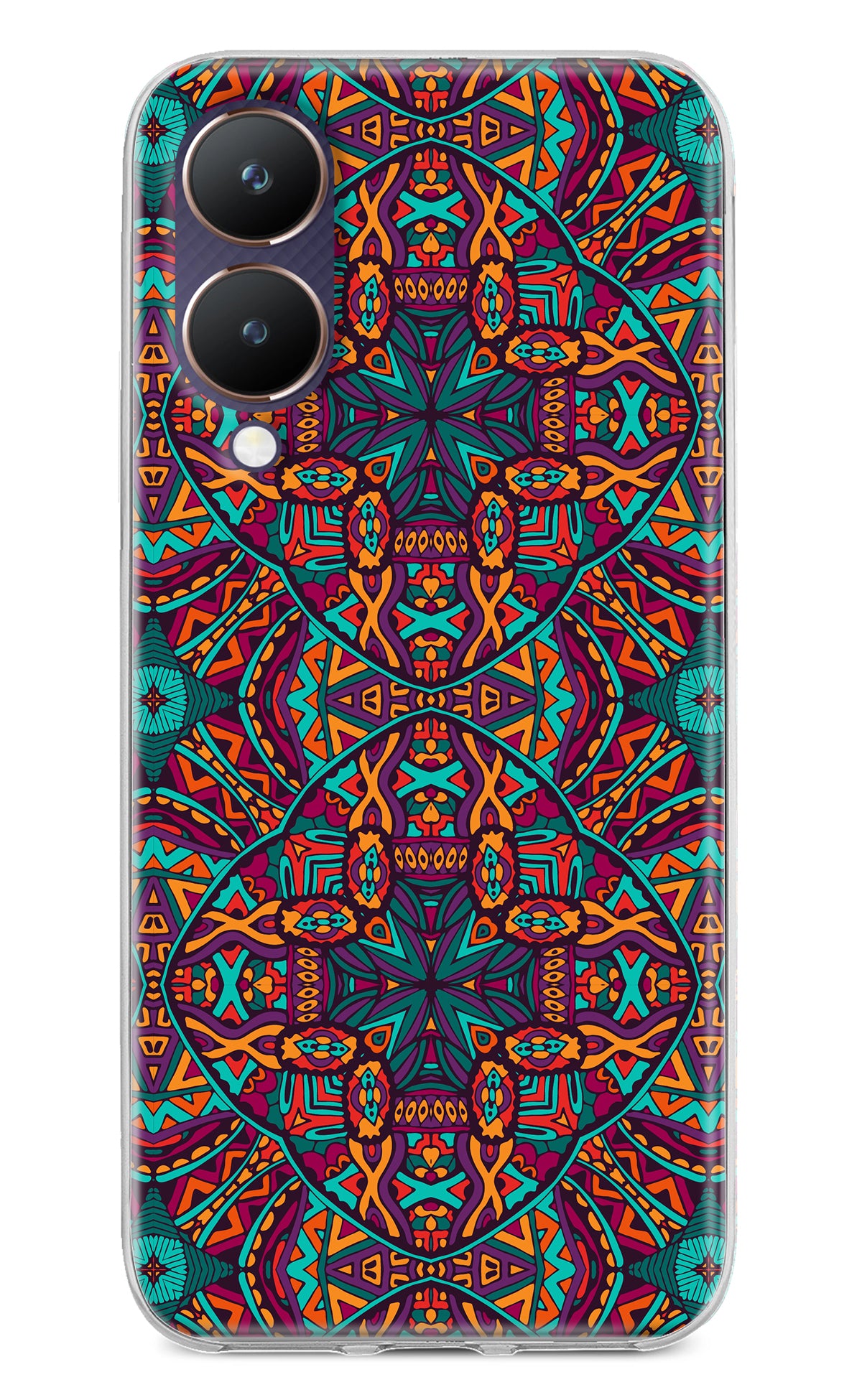 Colour Mandala Vivo Y28 5G Back Cover