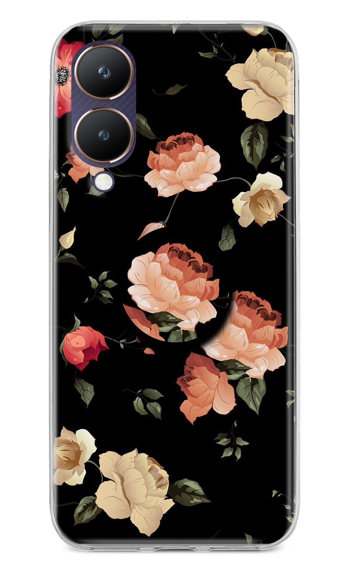 Flowers Vivo Y28 5G Pop Case