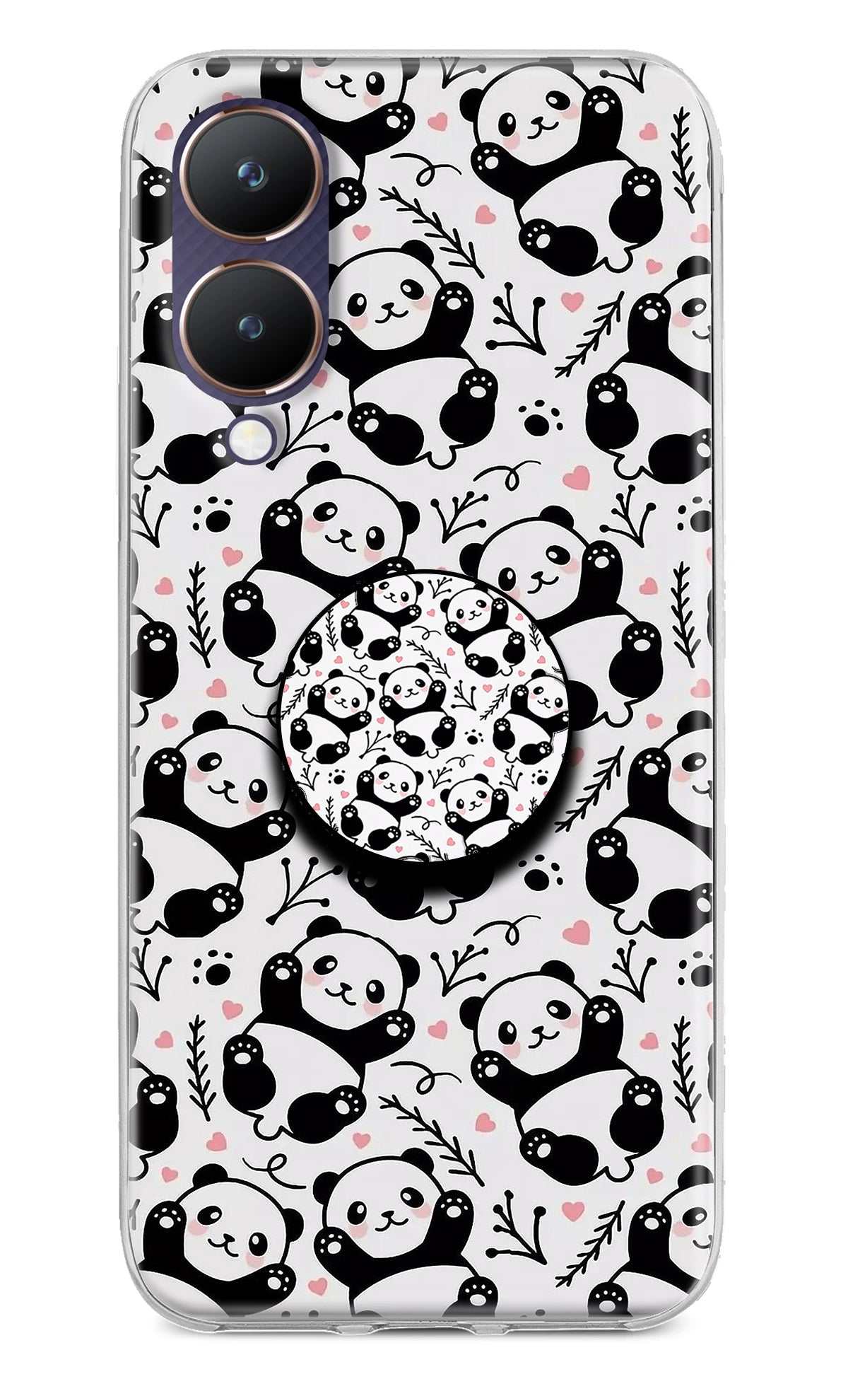 Cute Panda Vivo Y28 5G Pop Case