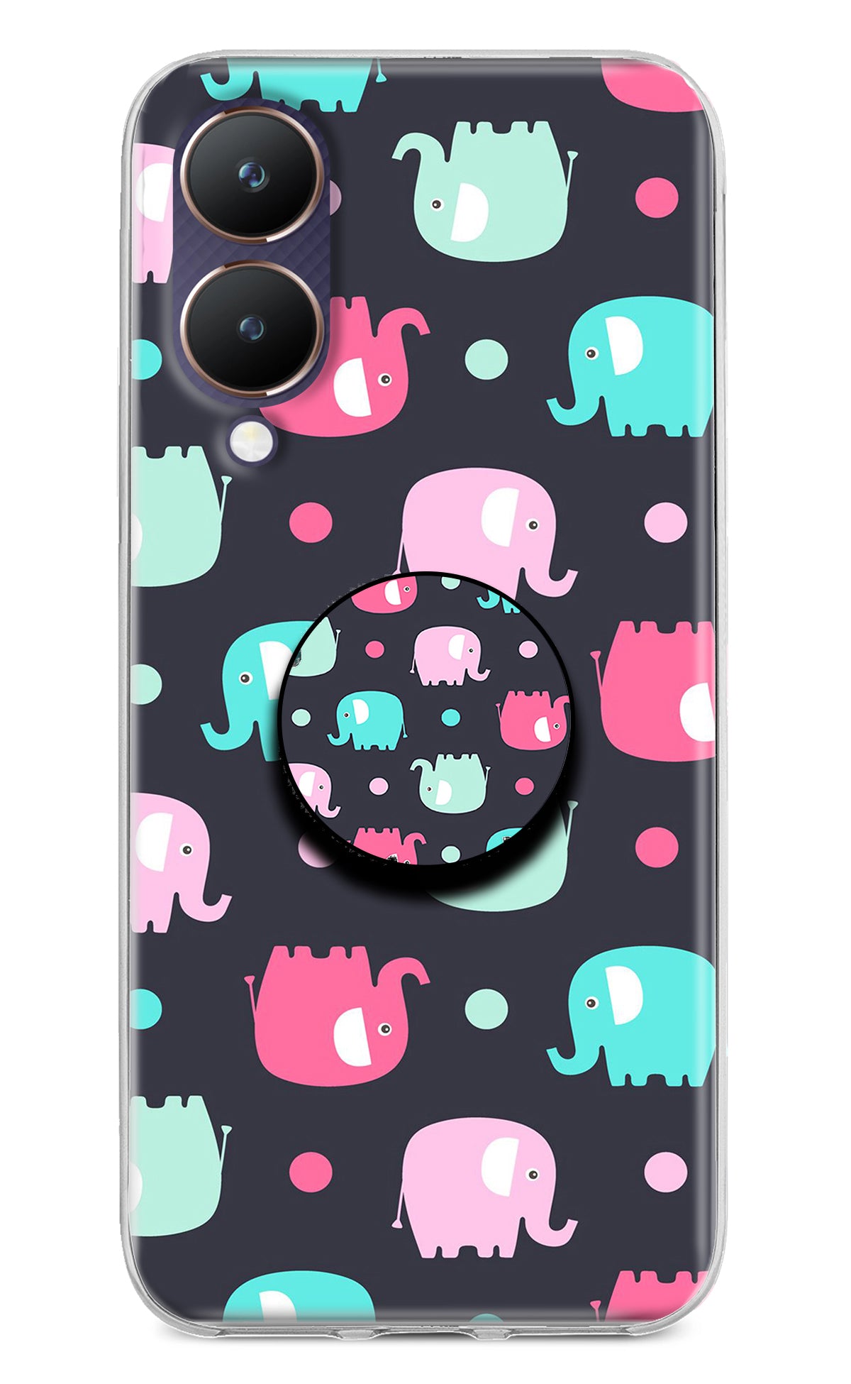 Baby Elephants Vivo Y28 5G Pop Case