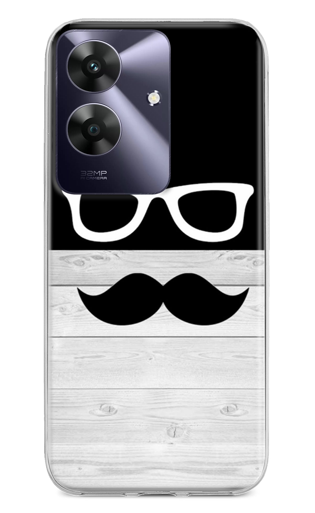 Mustache Realme C61 Back Cover