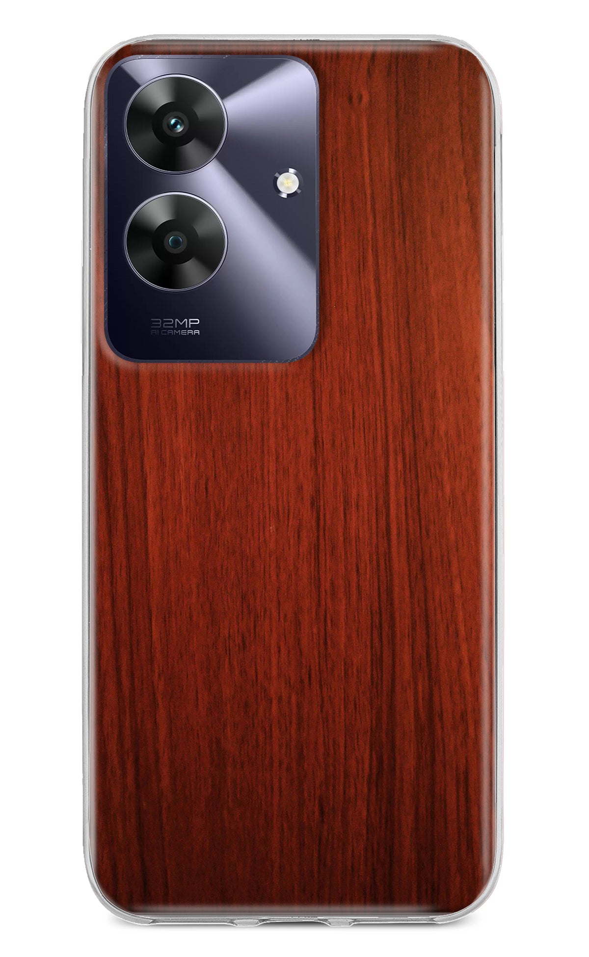 Wooden Plain Pattern Realme C61 Back Cover