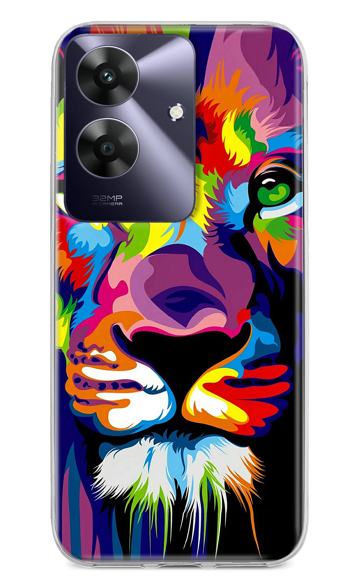 Lion Realme C61 Back Cover