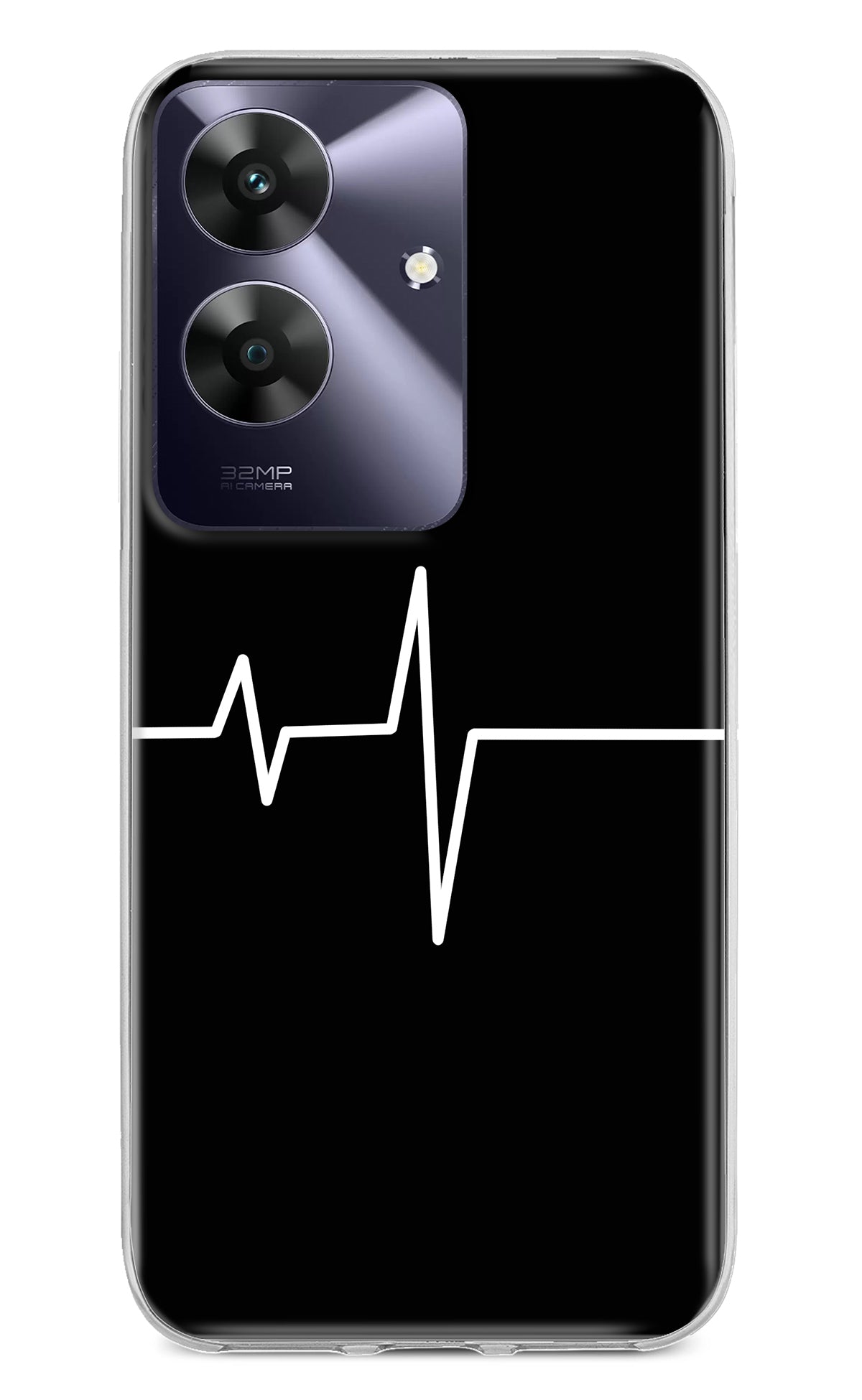 Heart Beats Realme C61 Back Cover