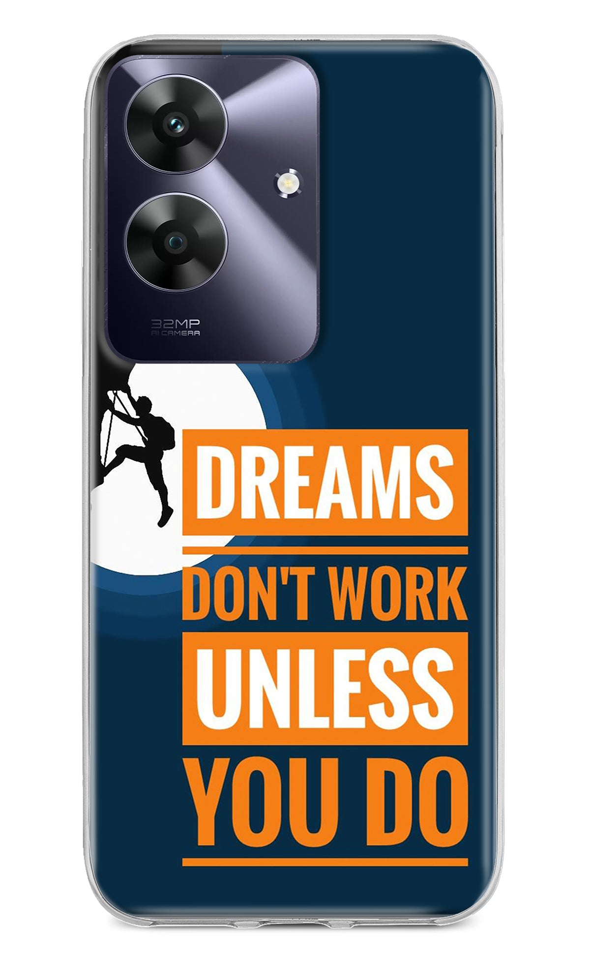 Dreams Don’T Work Unless You Do Realme C61 Back Cover