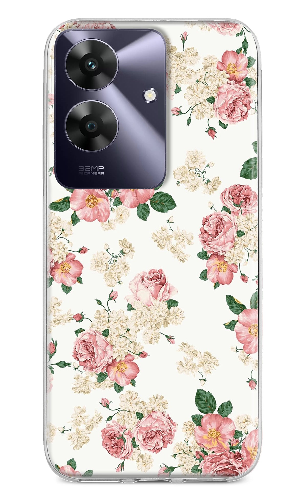 Flowers Realme C61 Back Cover