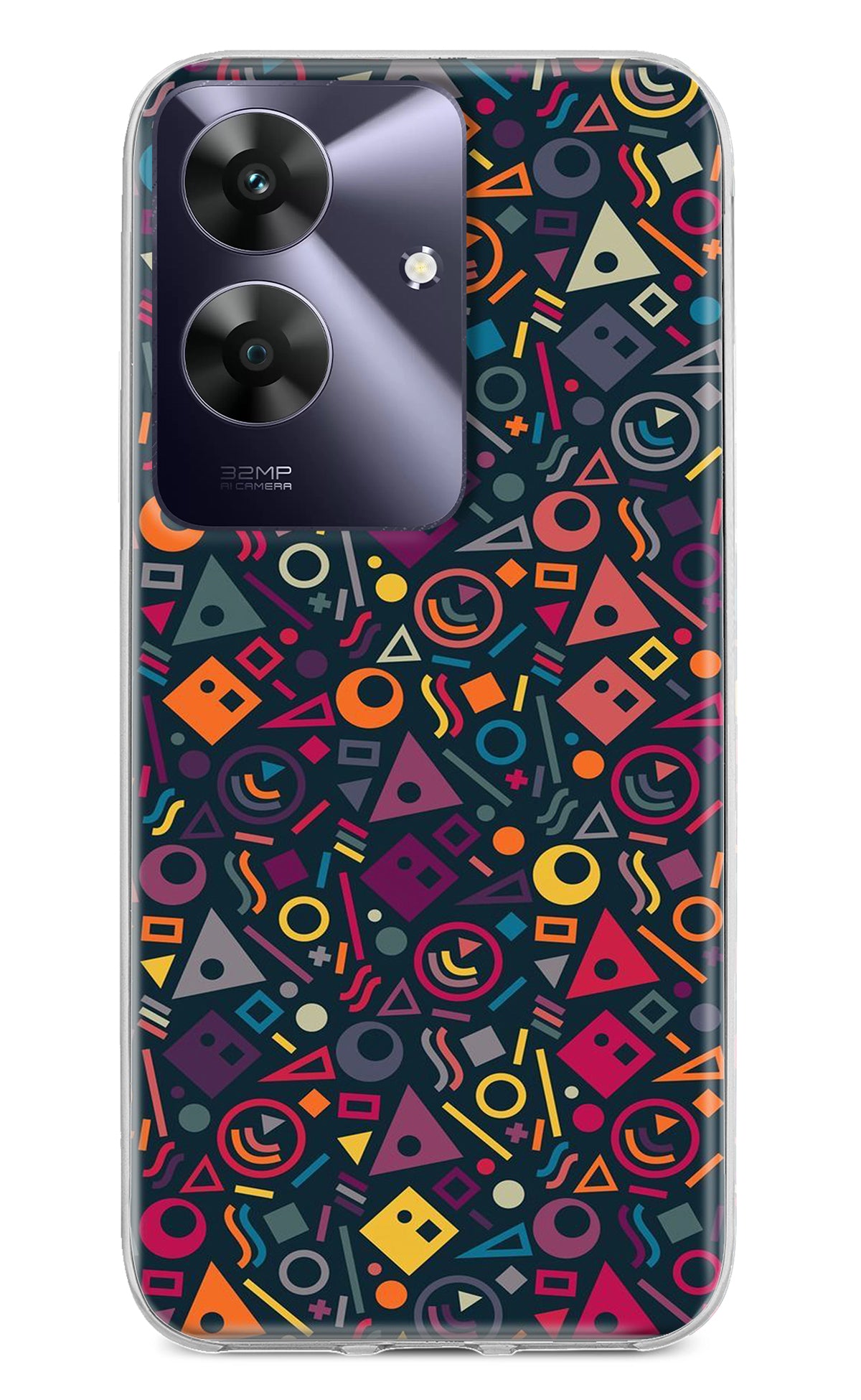 Geometric Abstract Realme C61 Back Cover