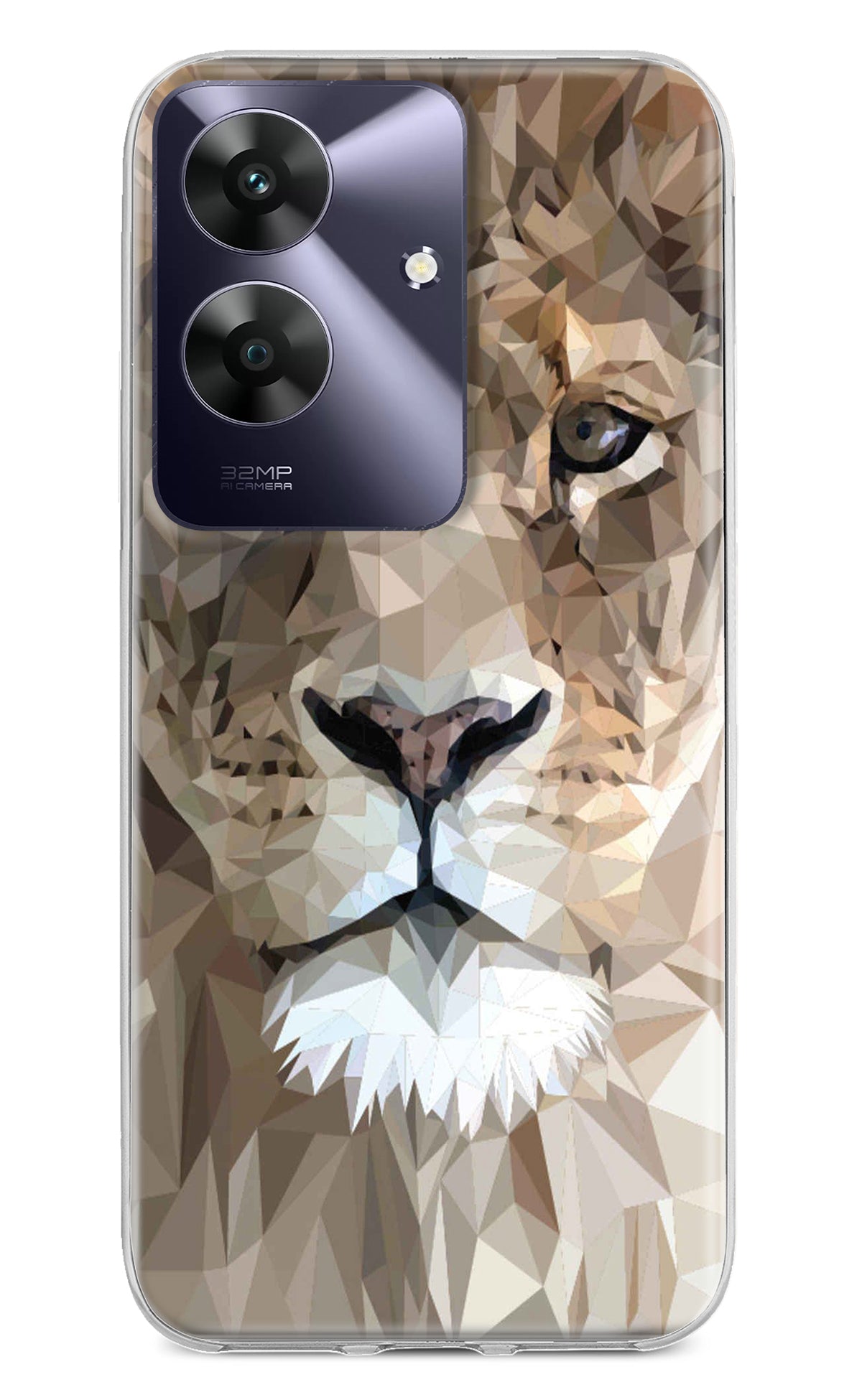 Lion Art Realme C61 Back Cover