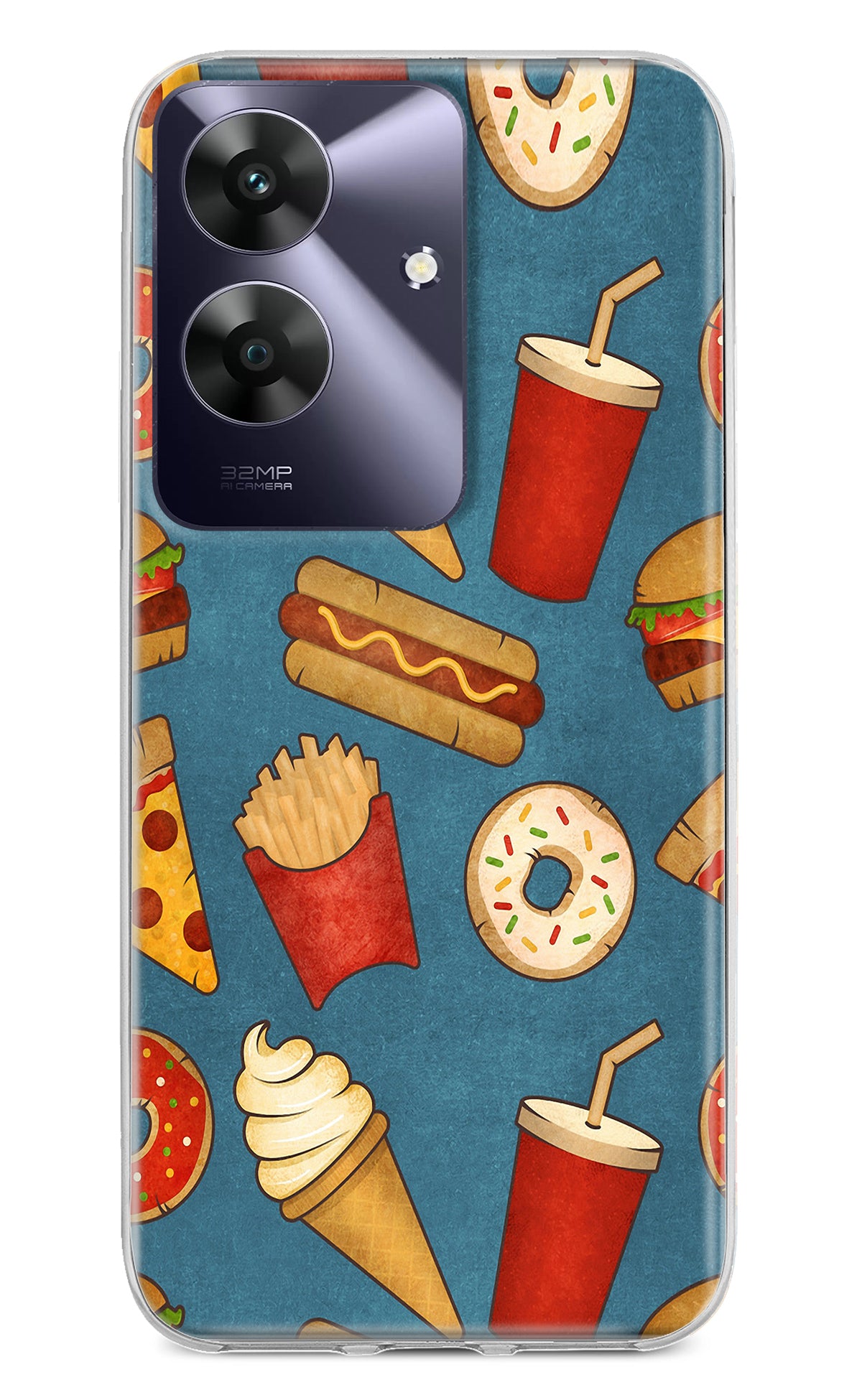 Foodie Realme C61 Back Cover