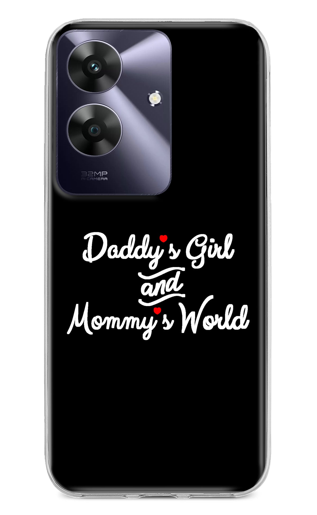 Daddy's Girl and Mommy's World Realme C61 Back Cover