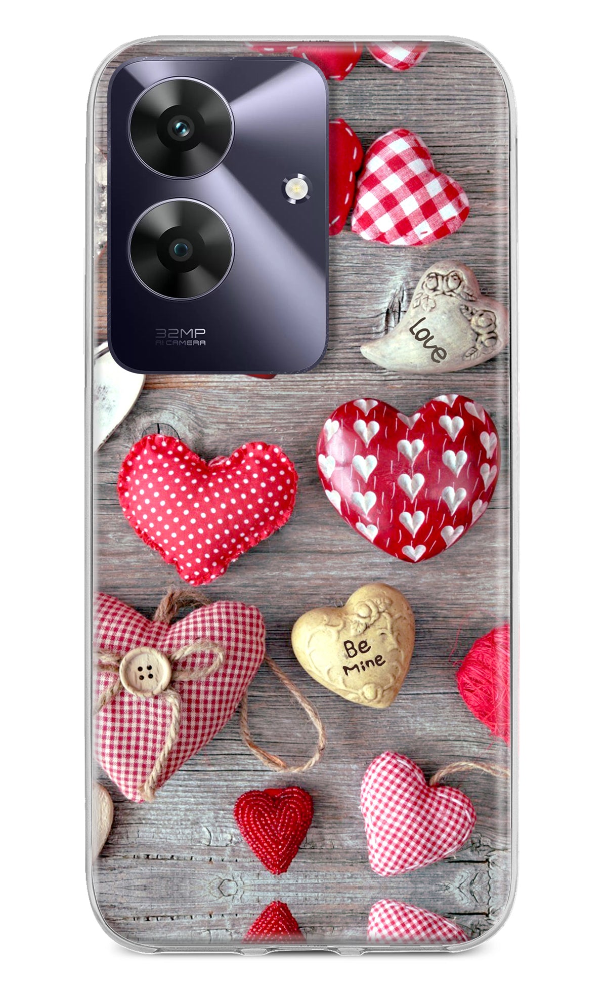 Love Wallpaper Realme C61 Back Cover