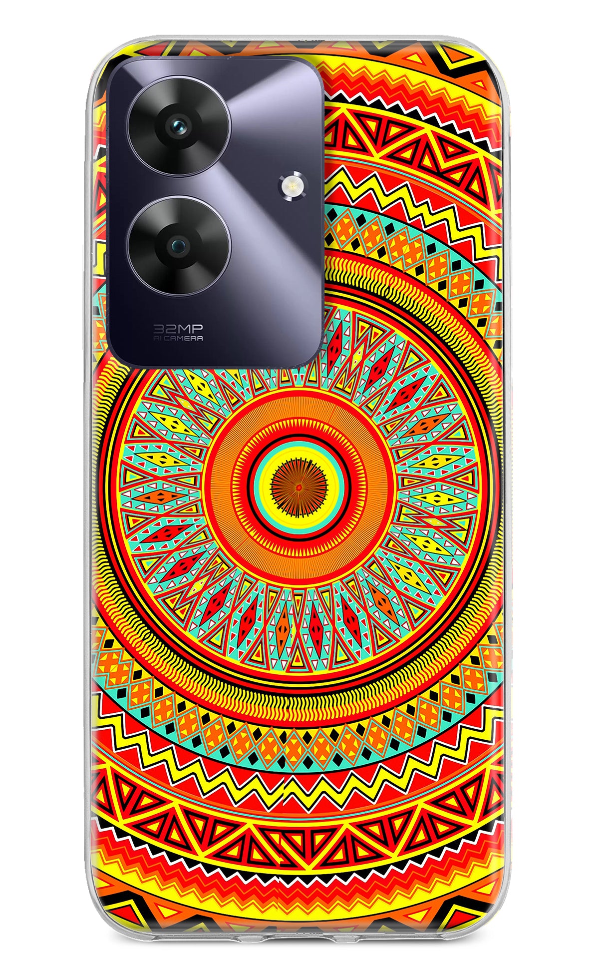 Mandala Pattern Realme C61 Back Cover