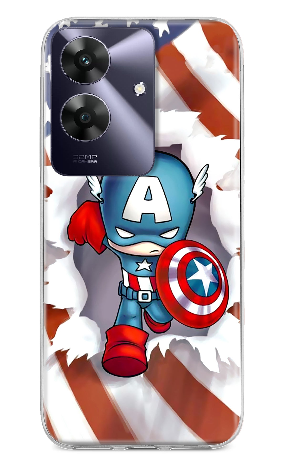 Captain America Realme C61 Back Cover