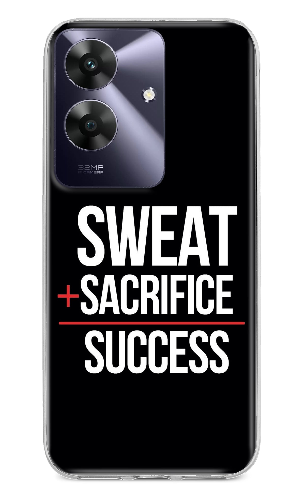 Sweat Sacrifice Success Realme C61 Back Cover