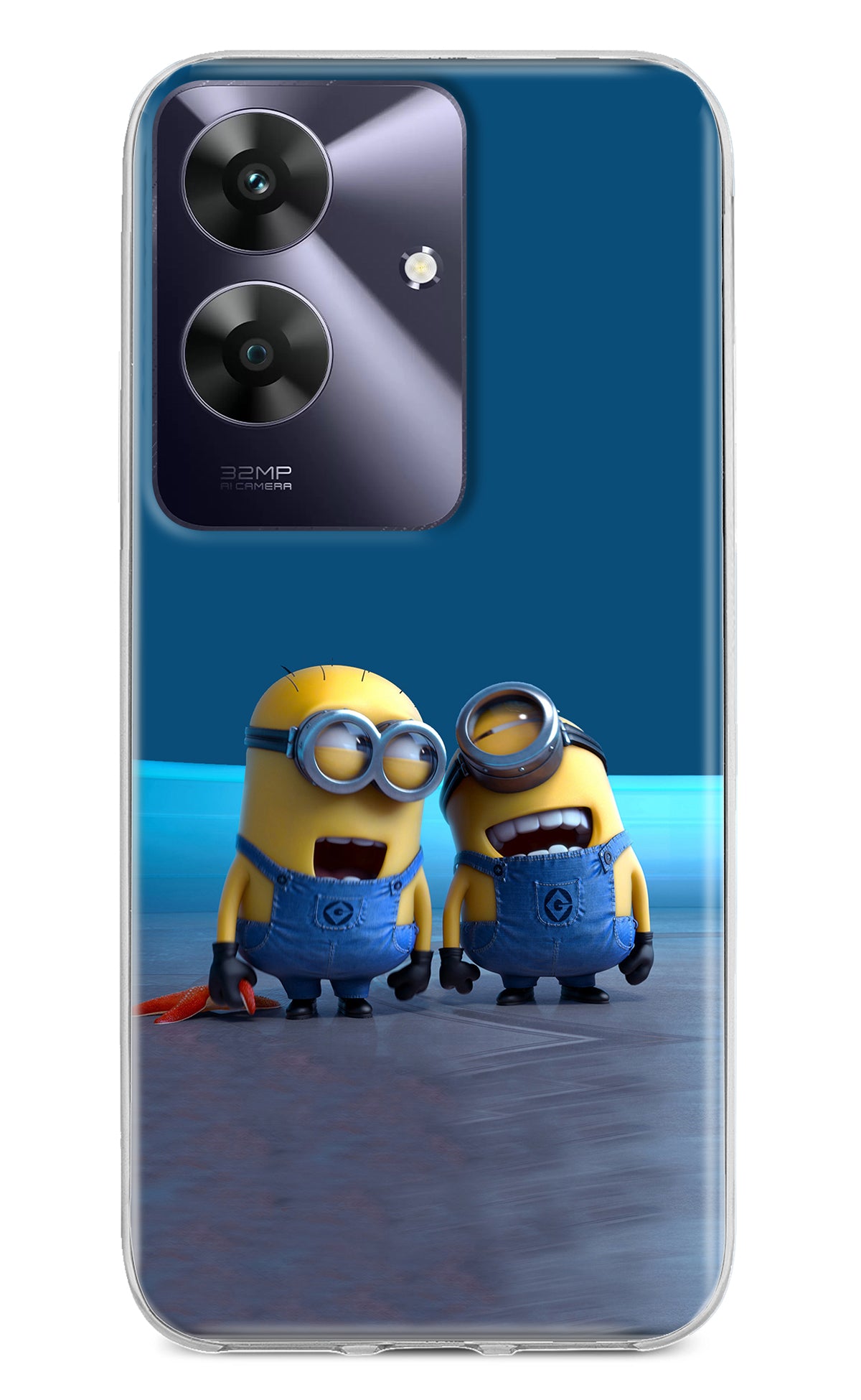 Minion Laughing Realme C61 Back Cover