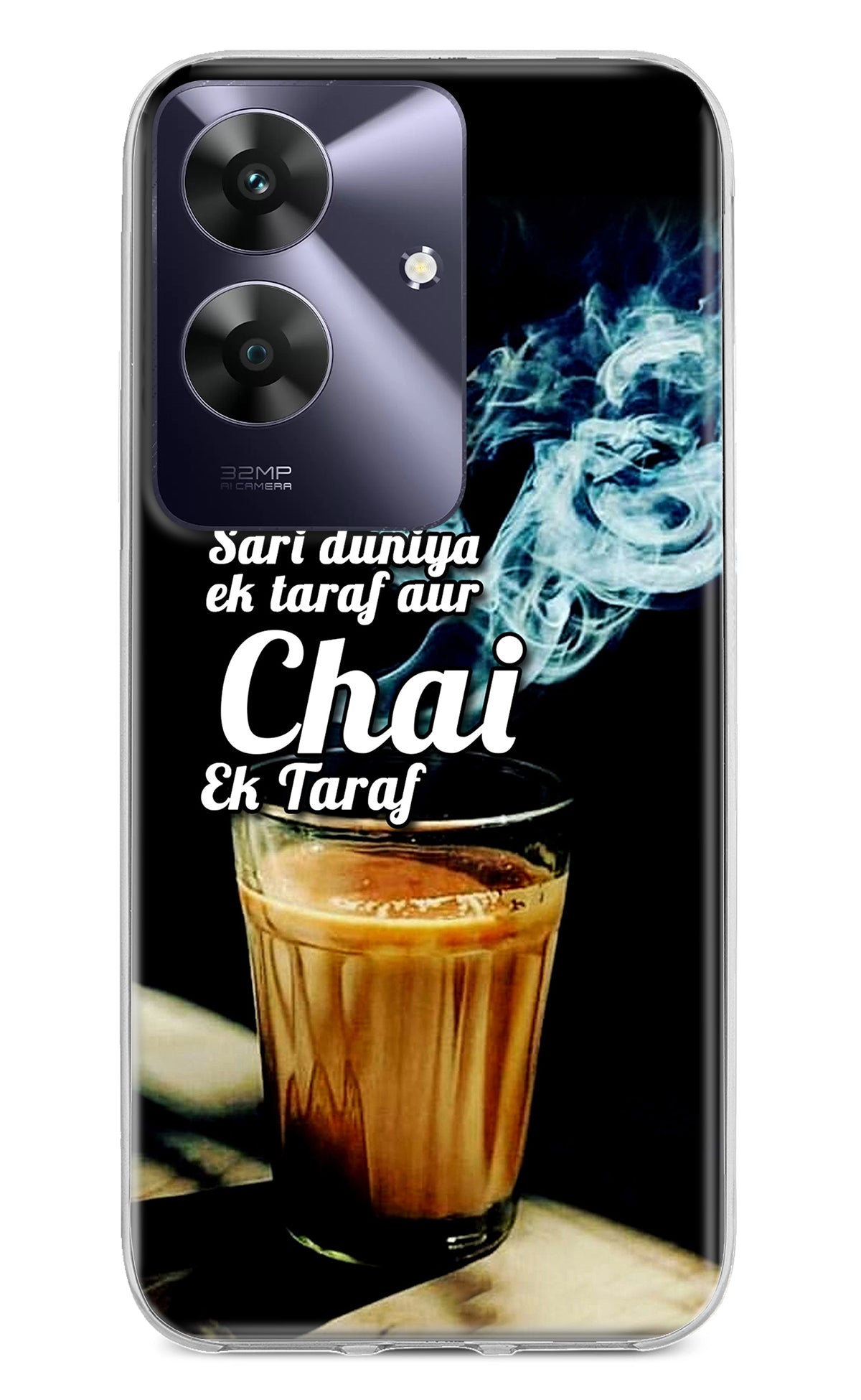 Chai Ek Taraf Quote Realme C61 Back Cover