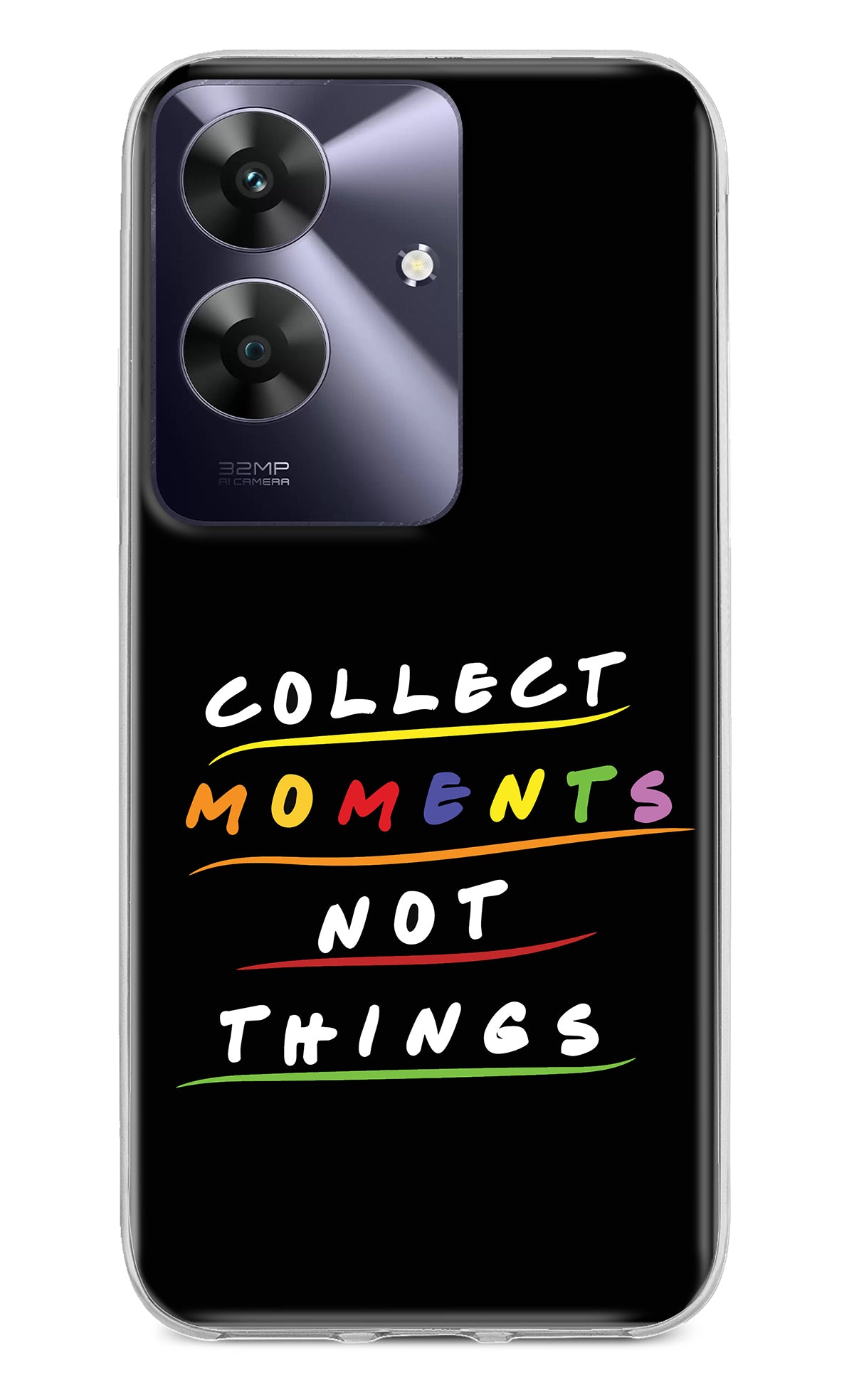 Collect Moments Not Things Realme C61 Back Cover