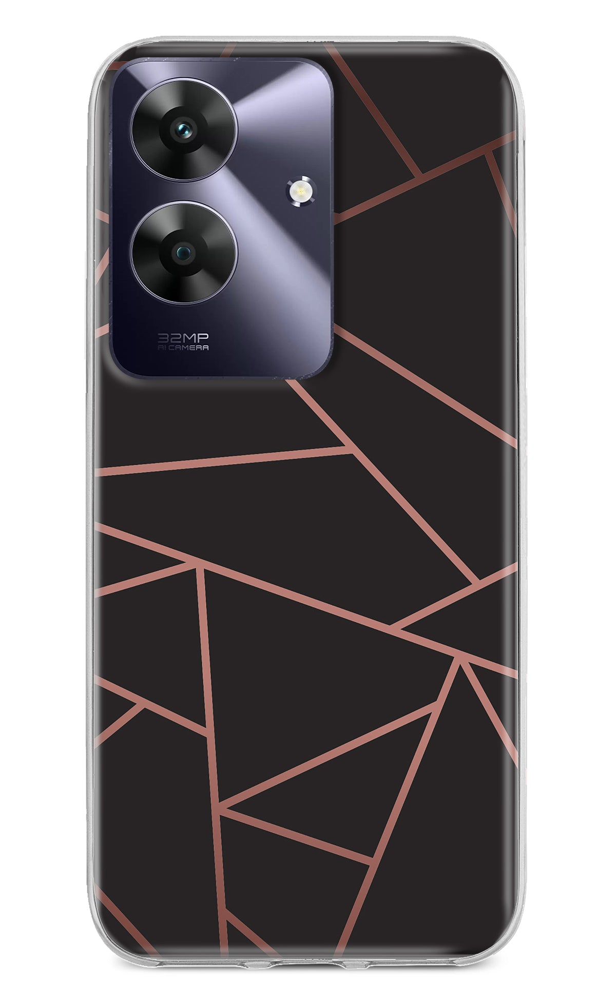 Geometric Pattern Realme C61 Back Cover