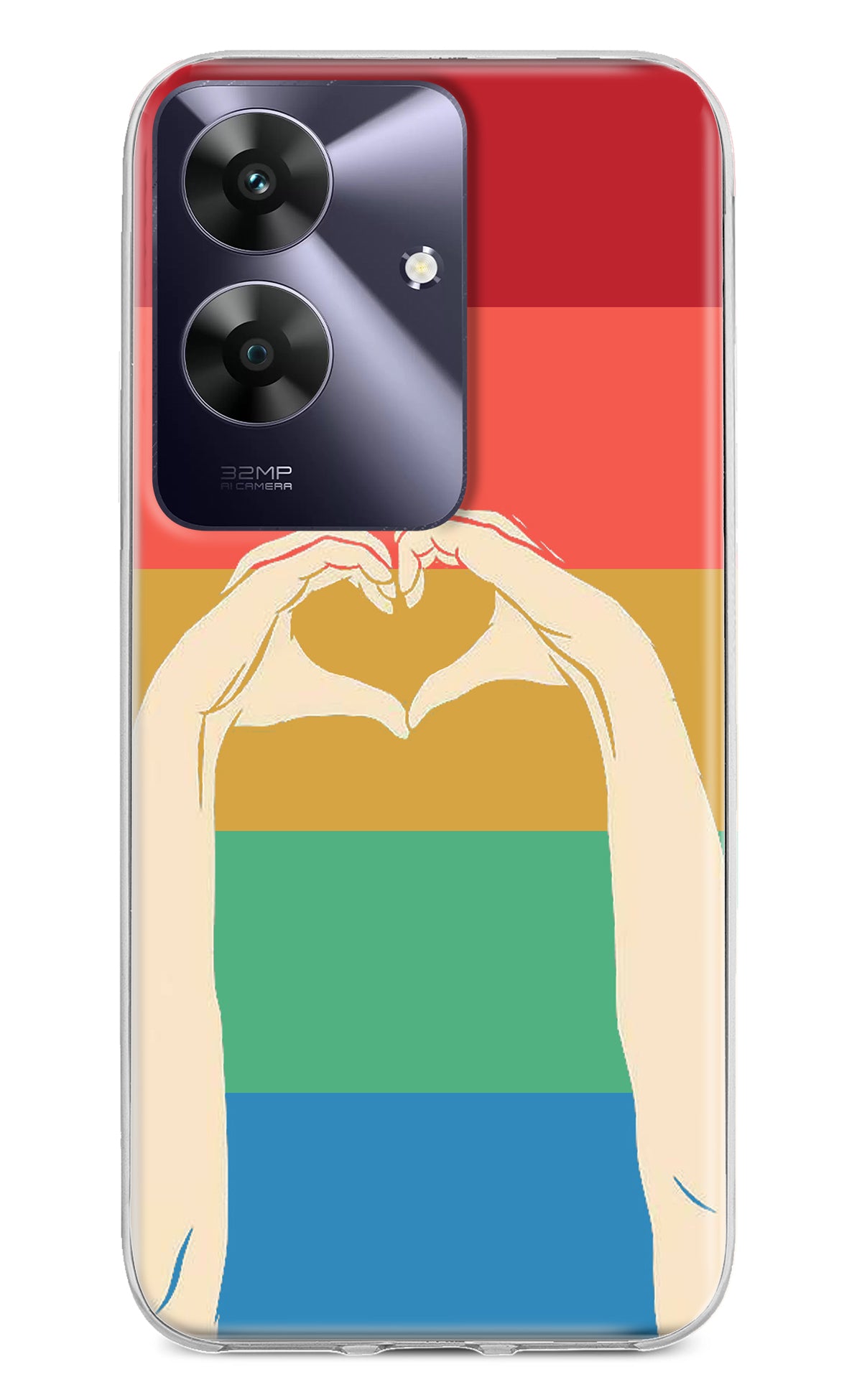 Vintage Love Realme C61 Back Cover