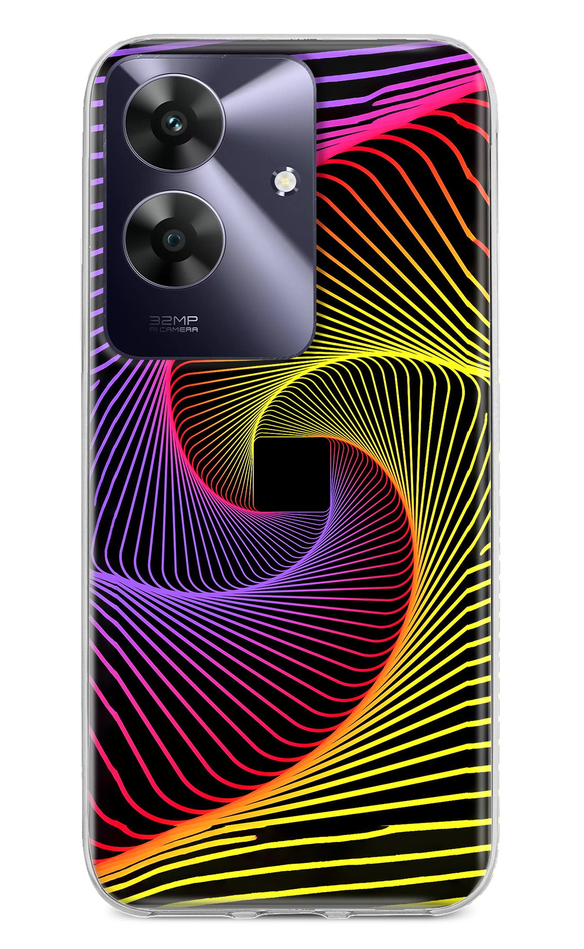 Colorful Strings Realme C61 Back Cover