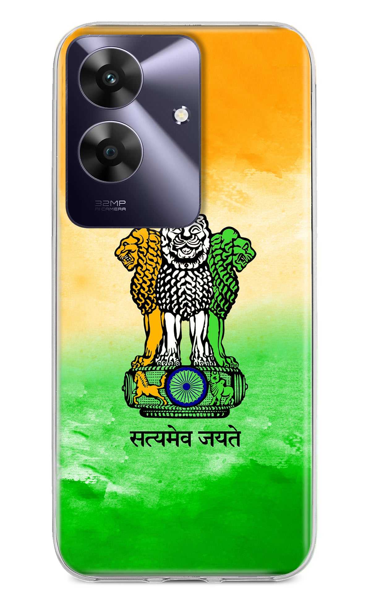 Satyamev Jayate Flag Realme C61 Back Cover