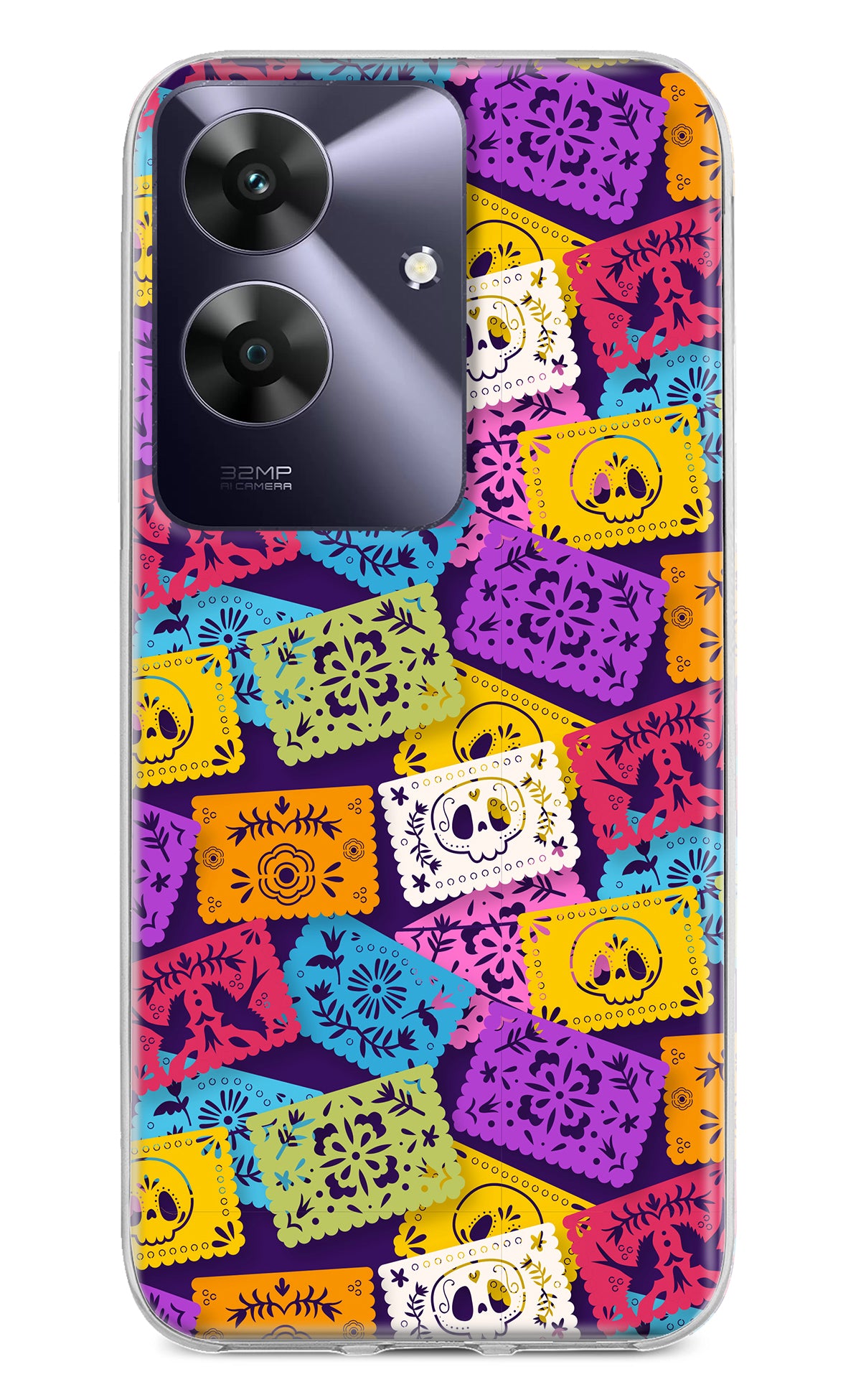 Mexican Pattern Realme C61 Back Cover