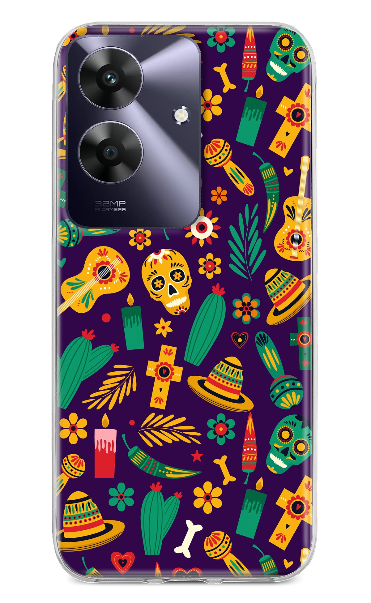 Mexican Artwork Realme C61 Back Cover