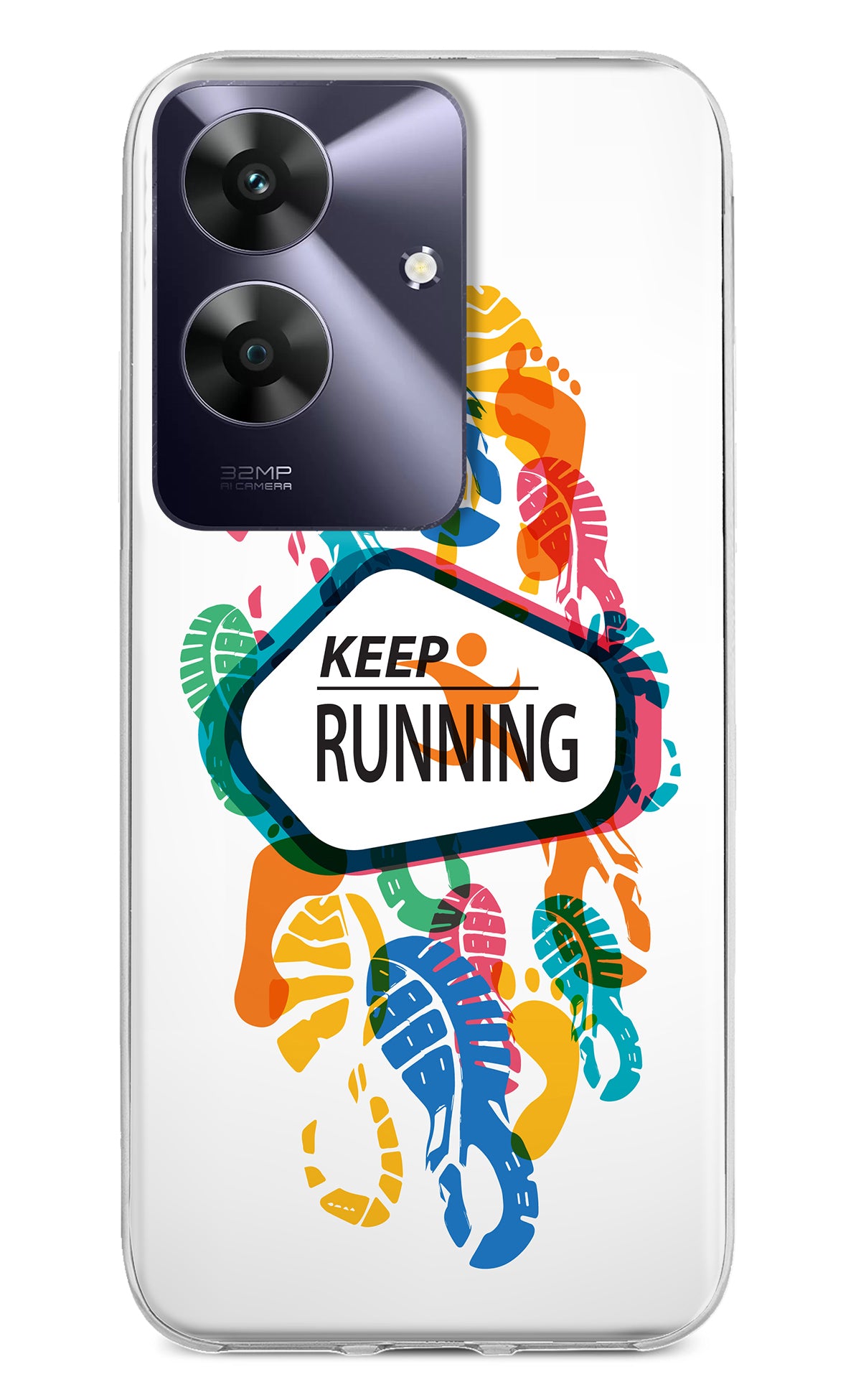 Keep Running Realme C61 Back Cover