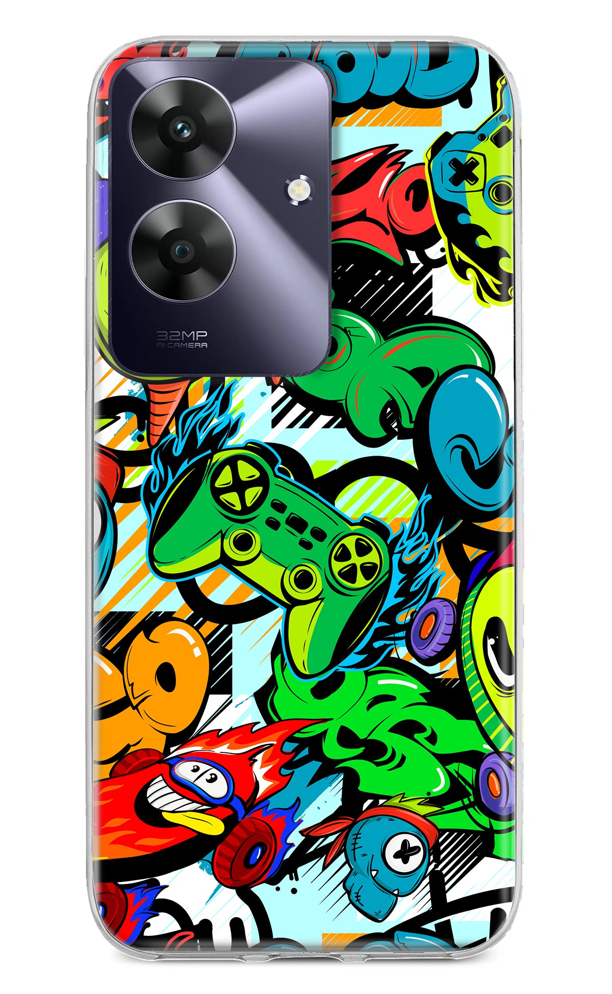 Game Doodle Realme C61 Back Cover