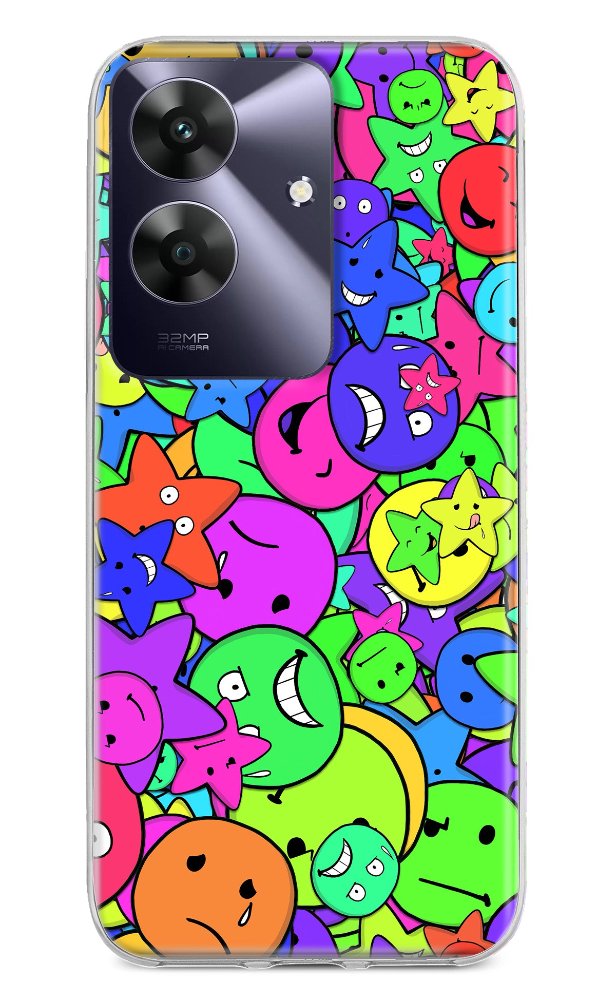 Fun Doodle Realme C61 Back Cover