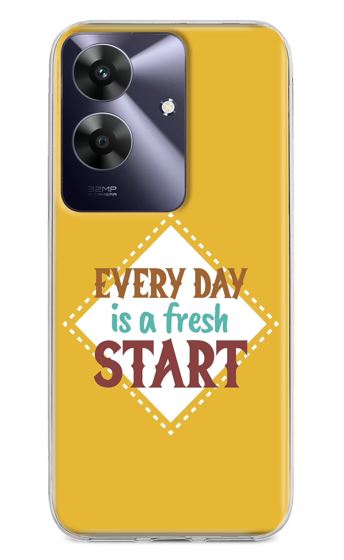 Every day is a Fresh Start Realme C61 Back Cover