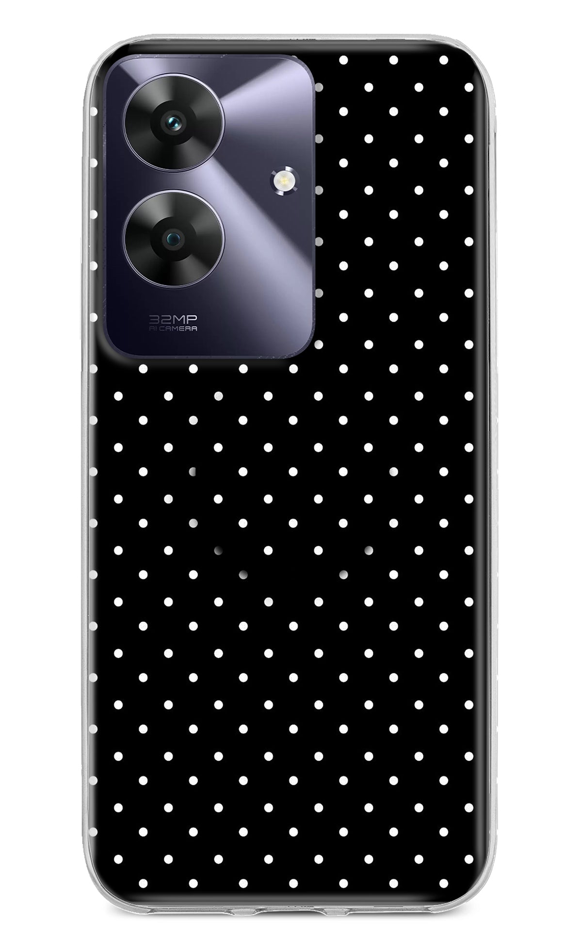 White Dots Realme C61 Pop Case