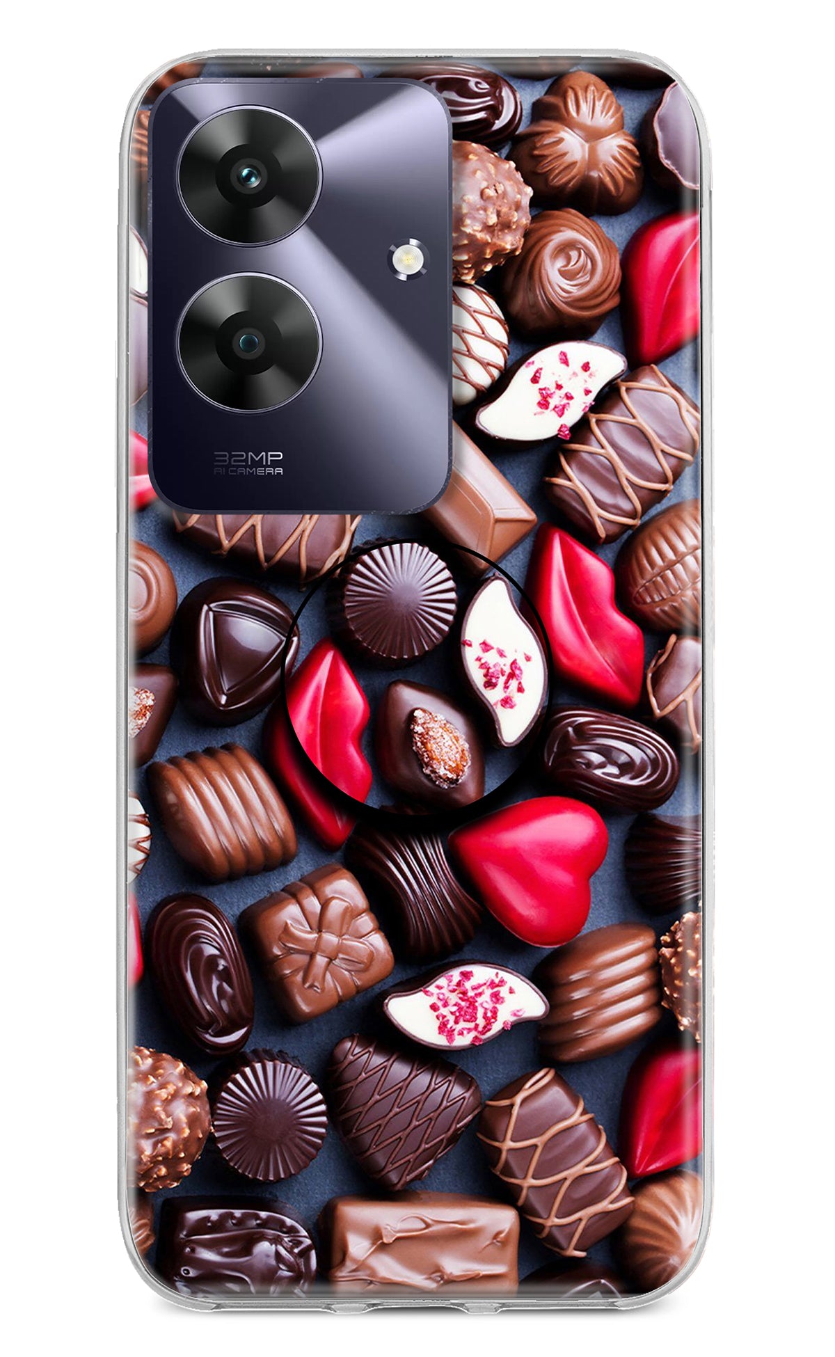 Chocolates Realme C61 Pop Case