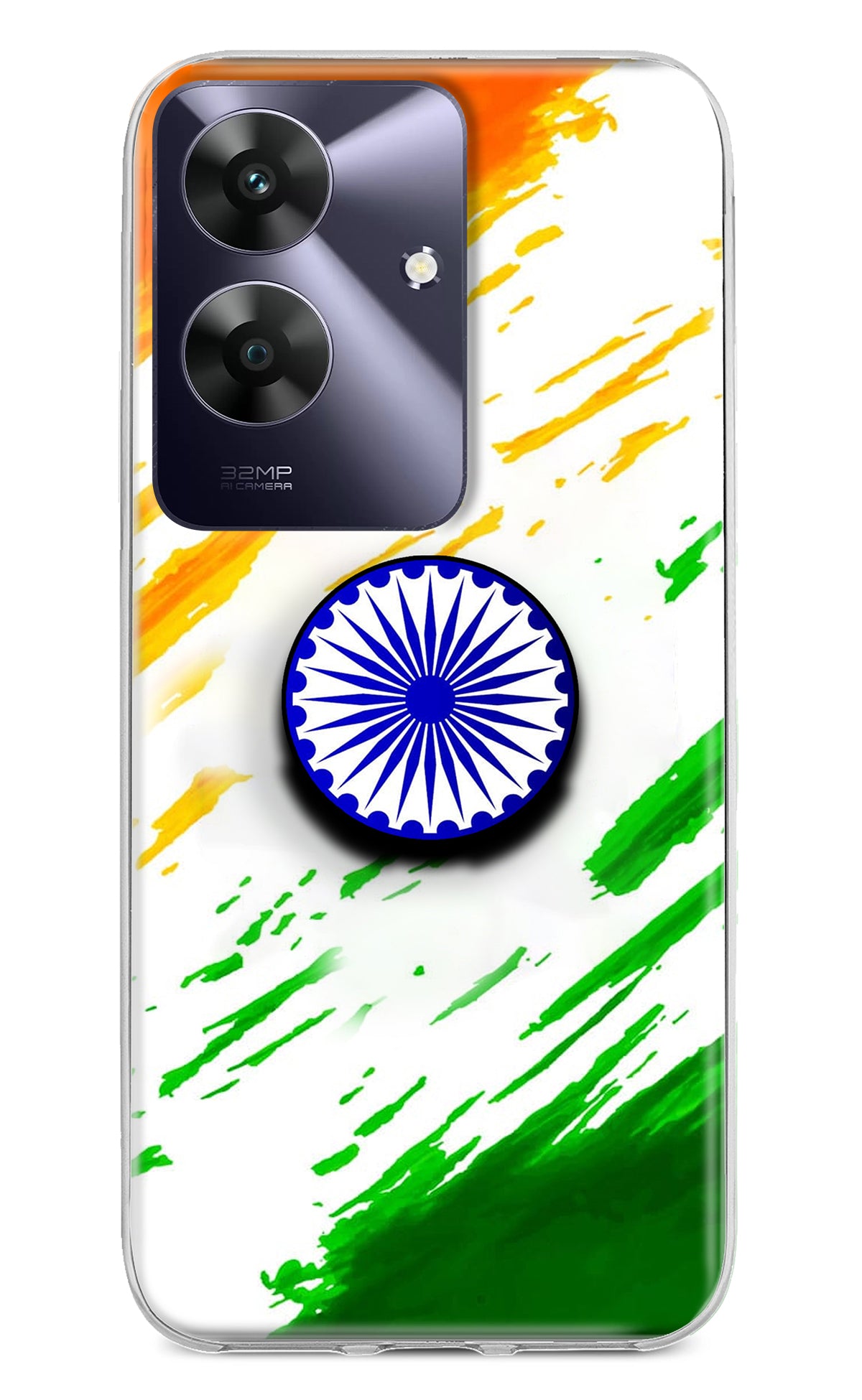 Indian Flag Ashoka Chakra Realme C61 Pop Case