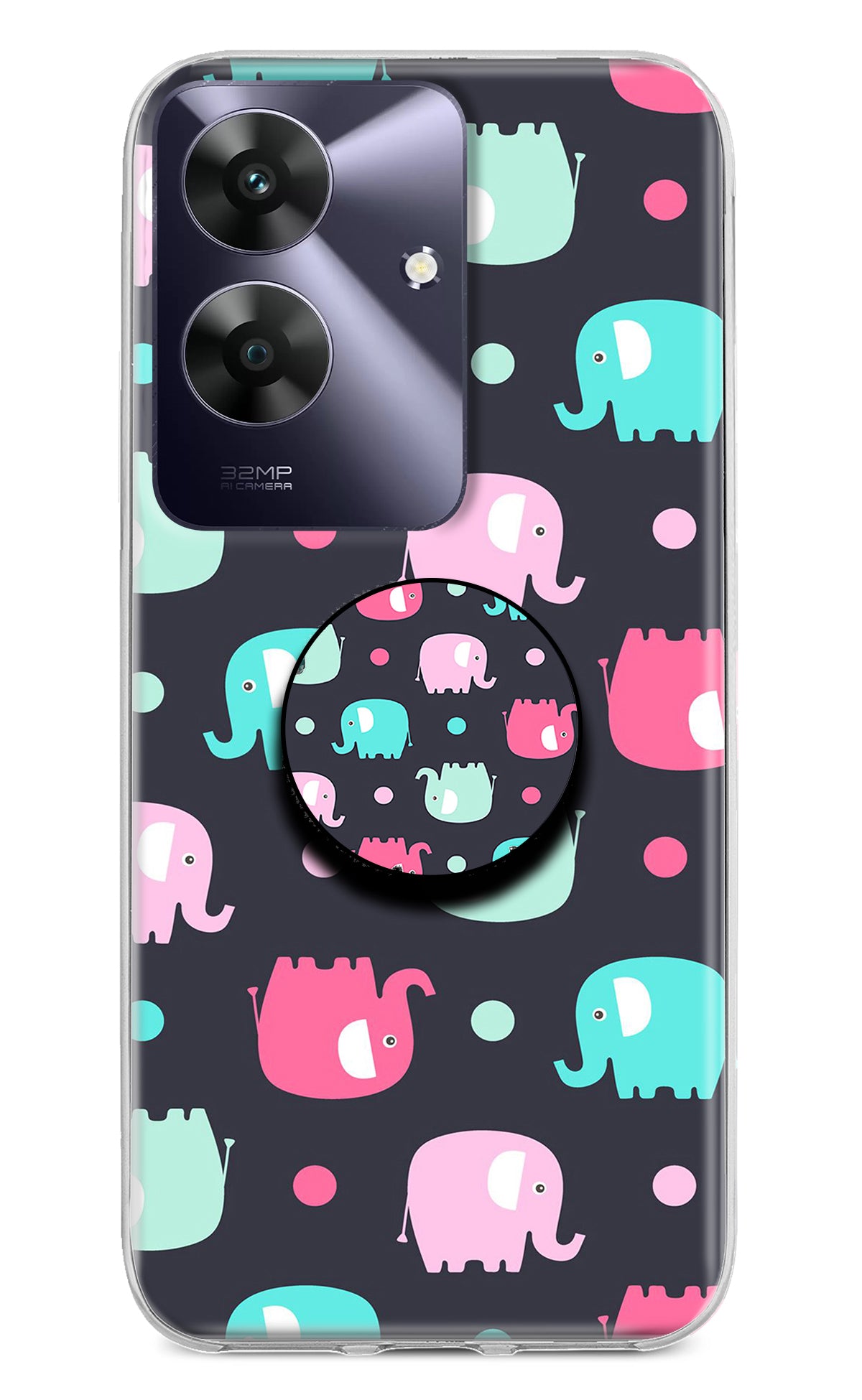 Baby Elephants Realme C61 Pop Case