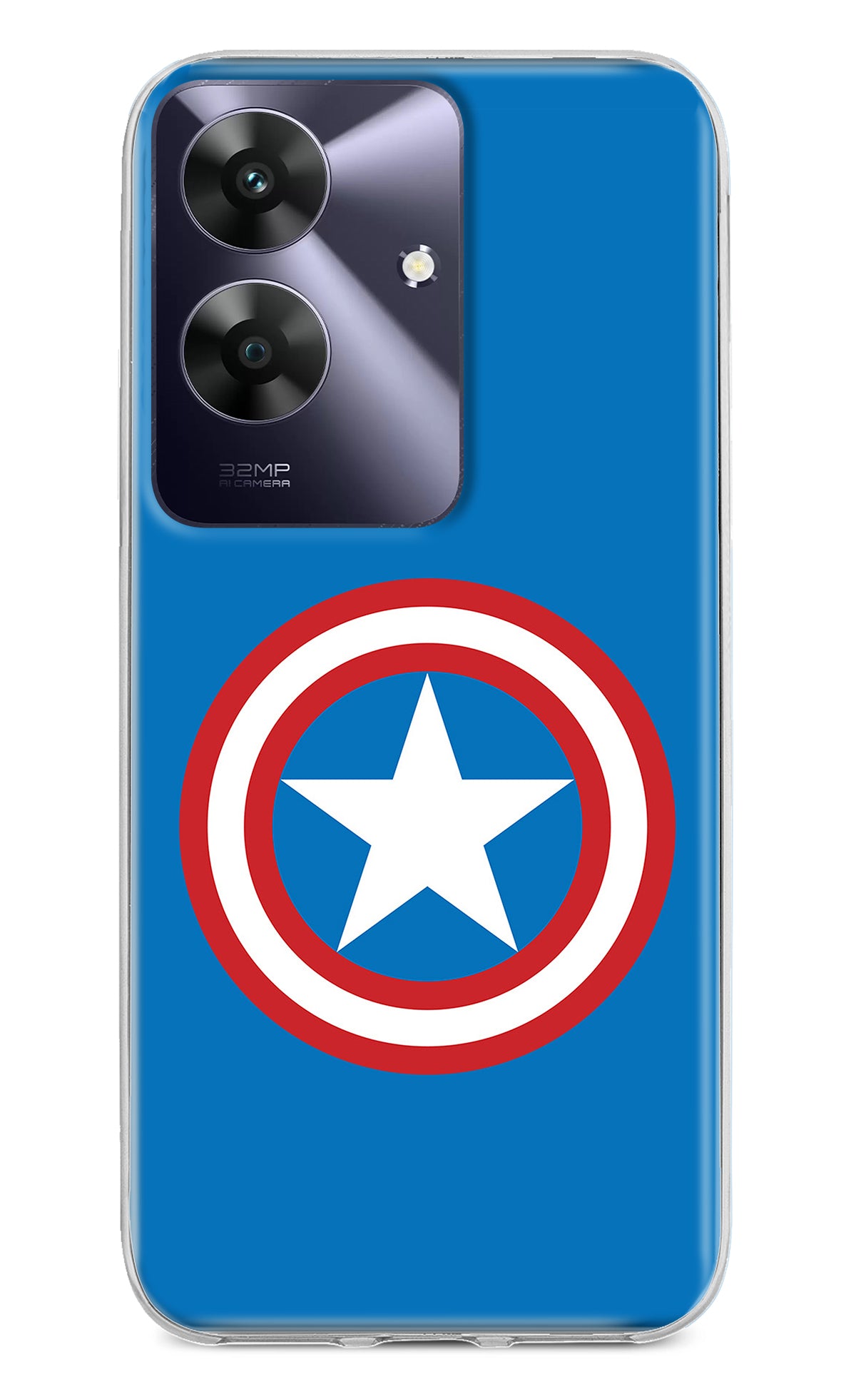 Captain America Logo Redmi 13 5G Back Cover