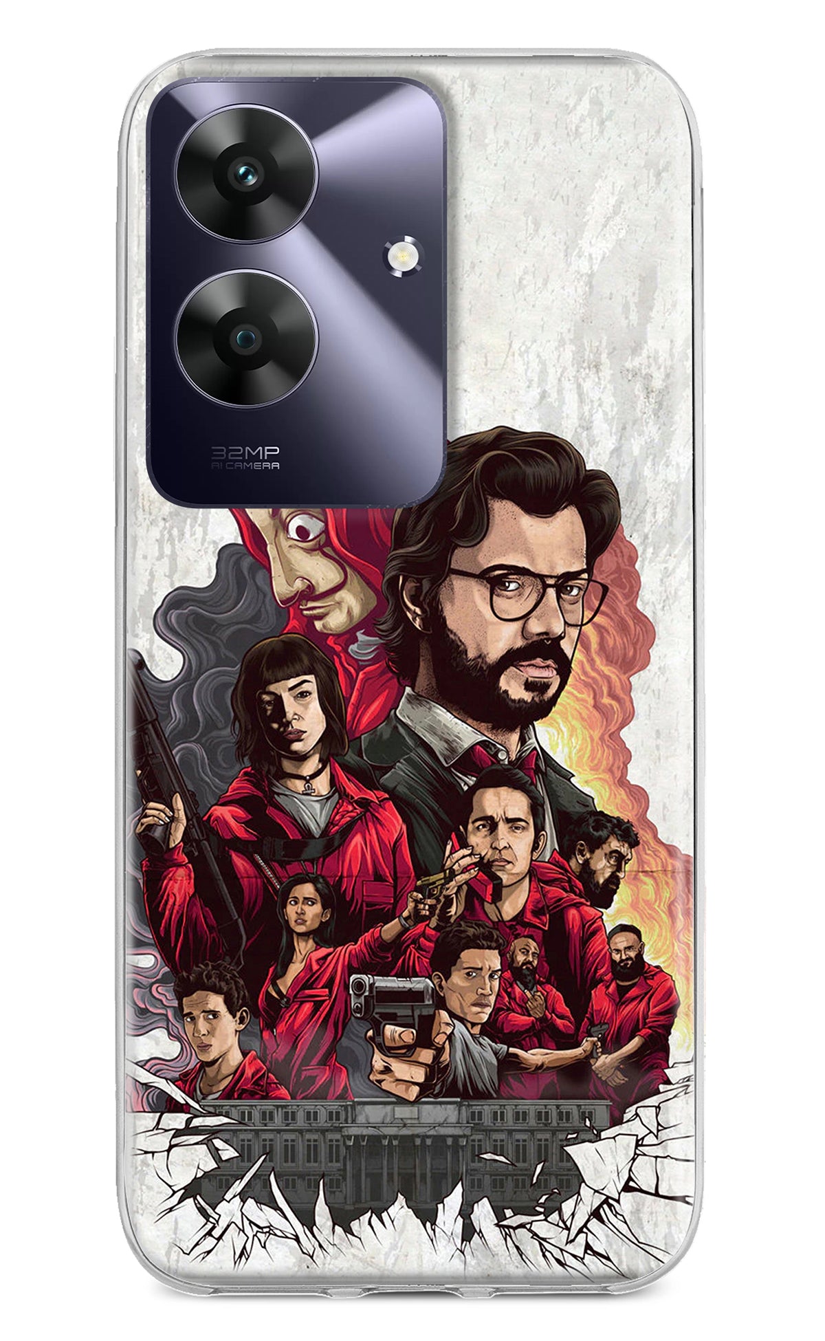 Money Heist Artwork Redmi 13 5G Back Cover