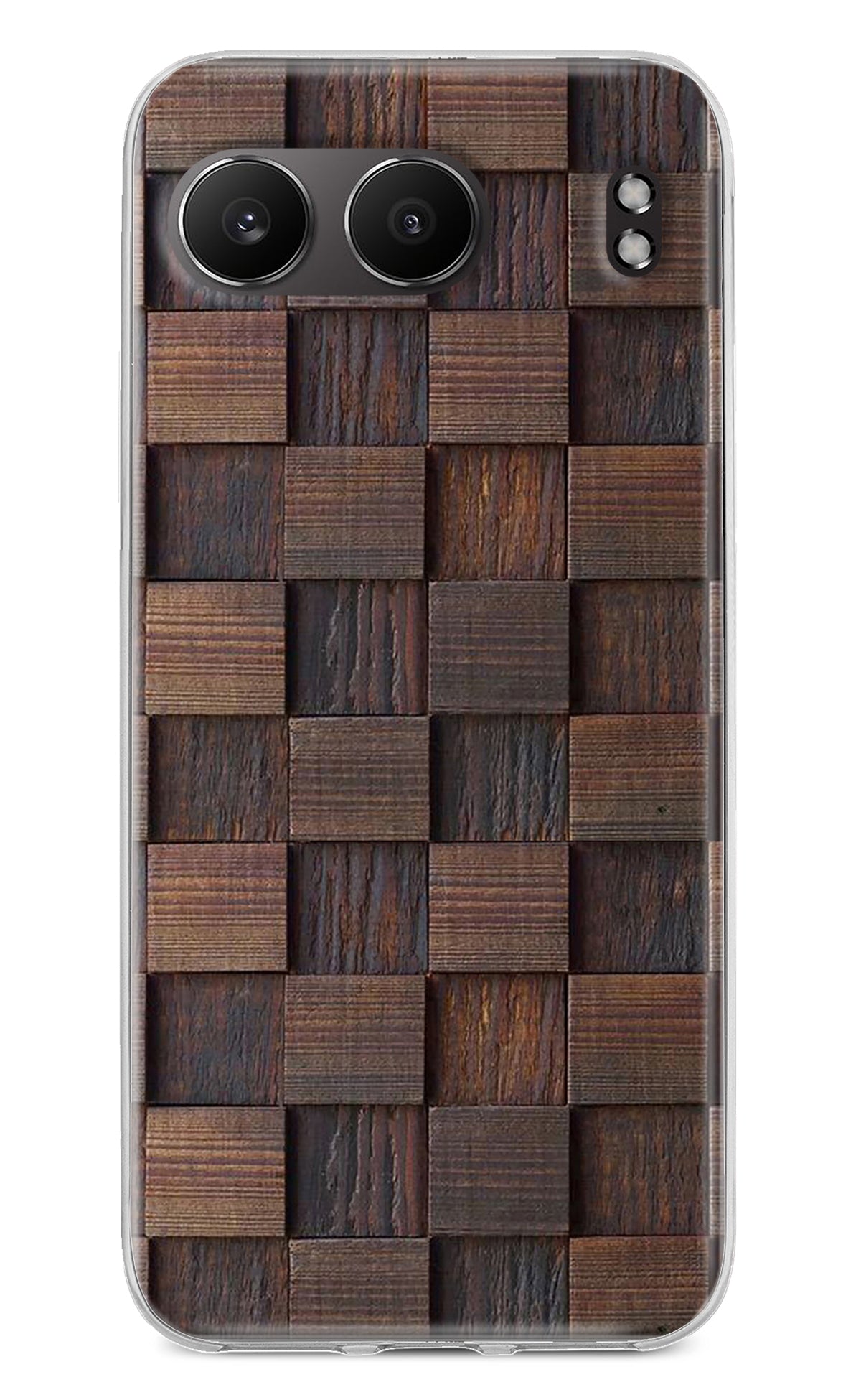 Wooden Cube Design OnePlus Nord 4 Back Cover