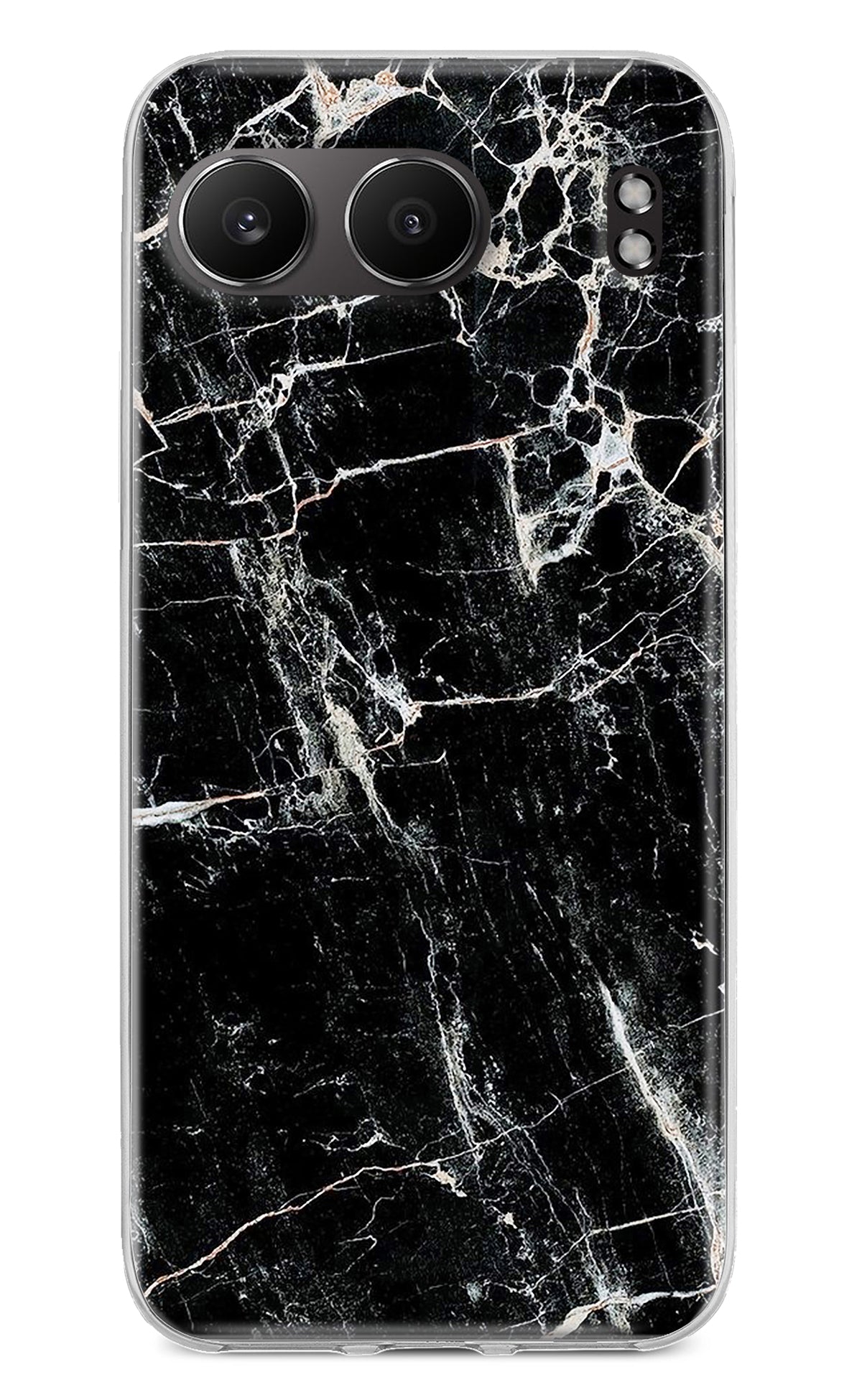 Black Marble Texture OnePlus Nord 4 Back Cover