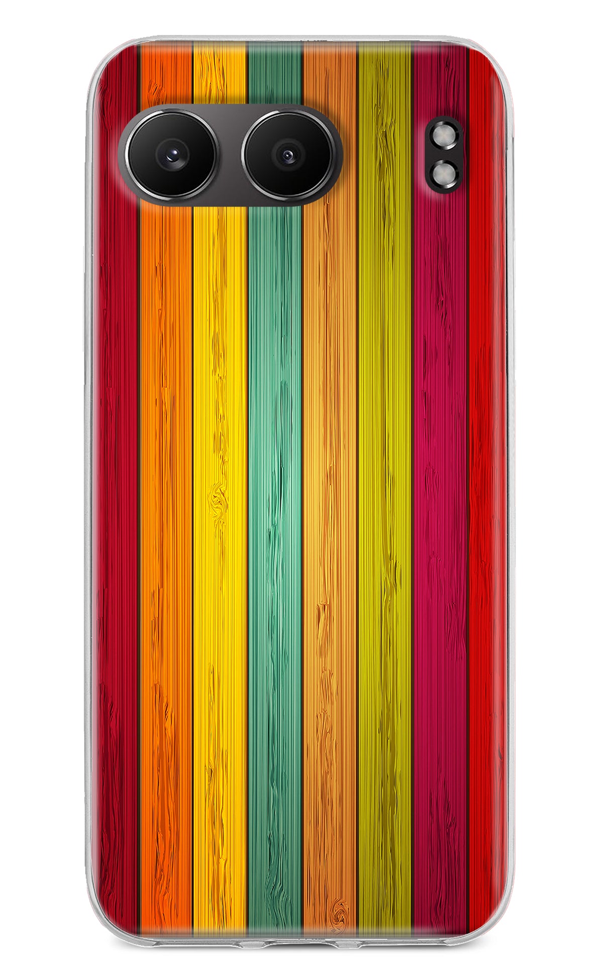 Multicolor Wooden OnePlus Nord 4 Back Cover