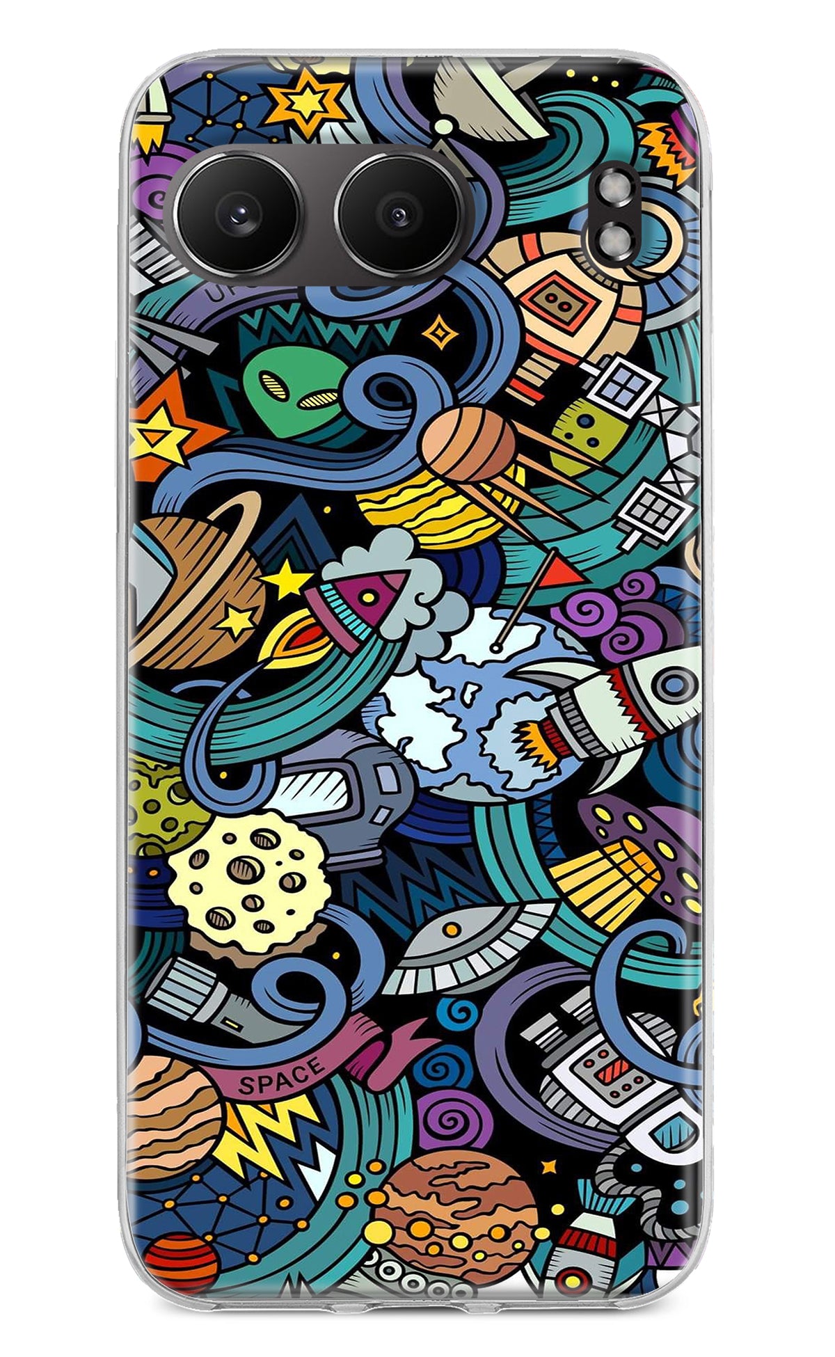 Space Abstract OnePlus Nord 4 Back Cover