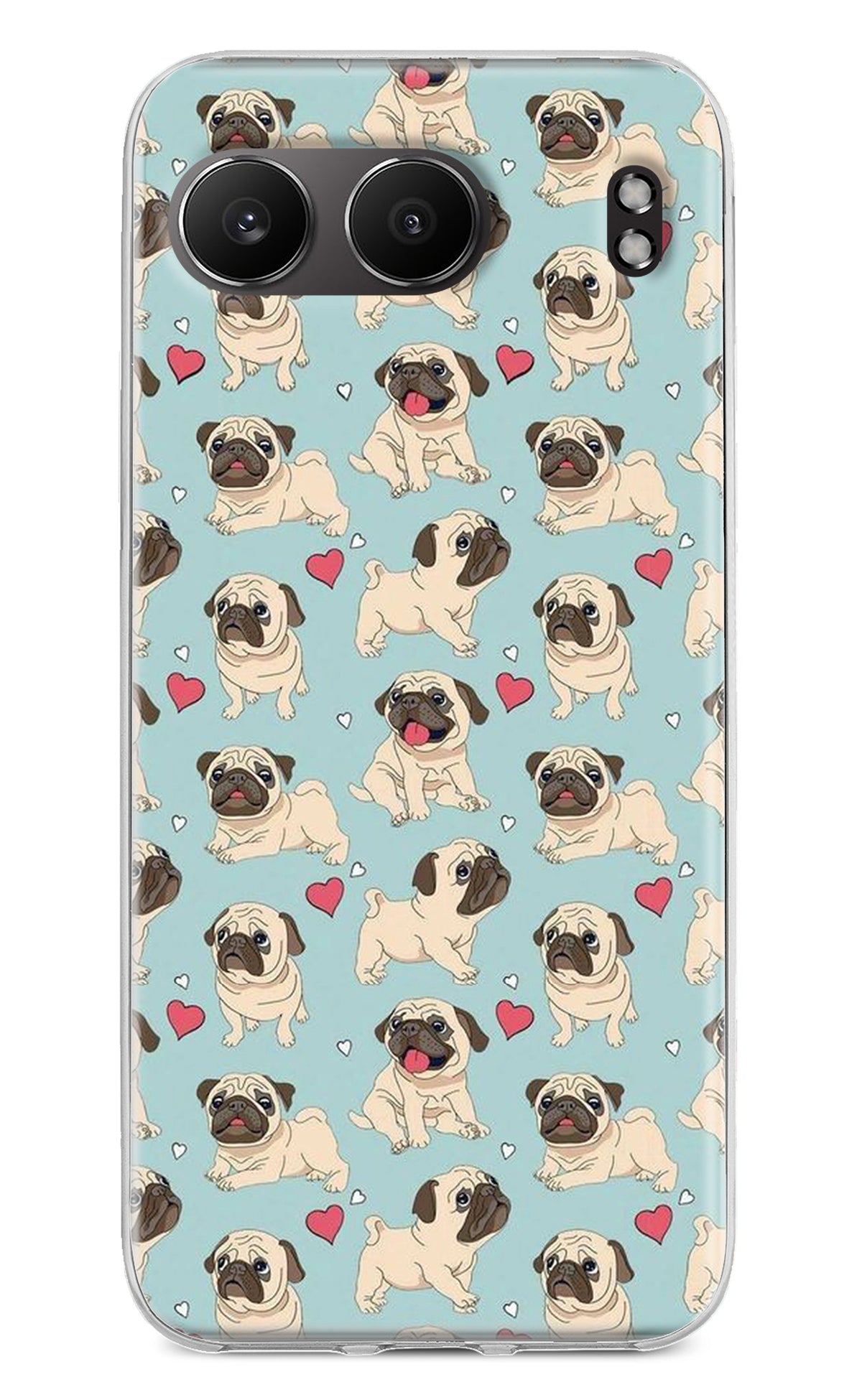 Pug Dog OnePlus Nord 4 Back Cover