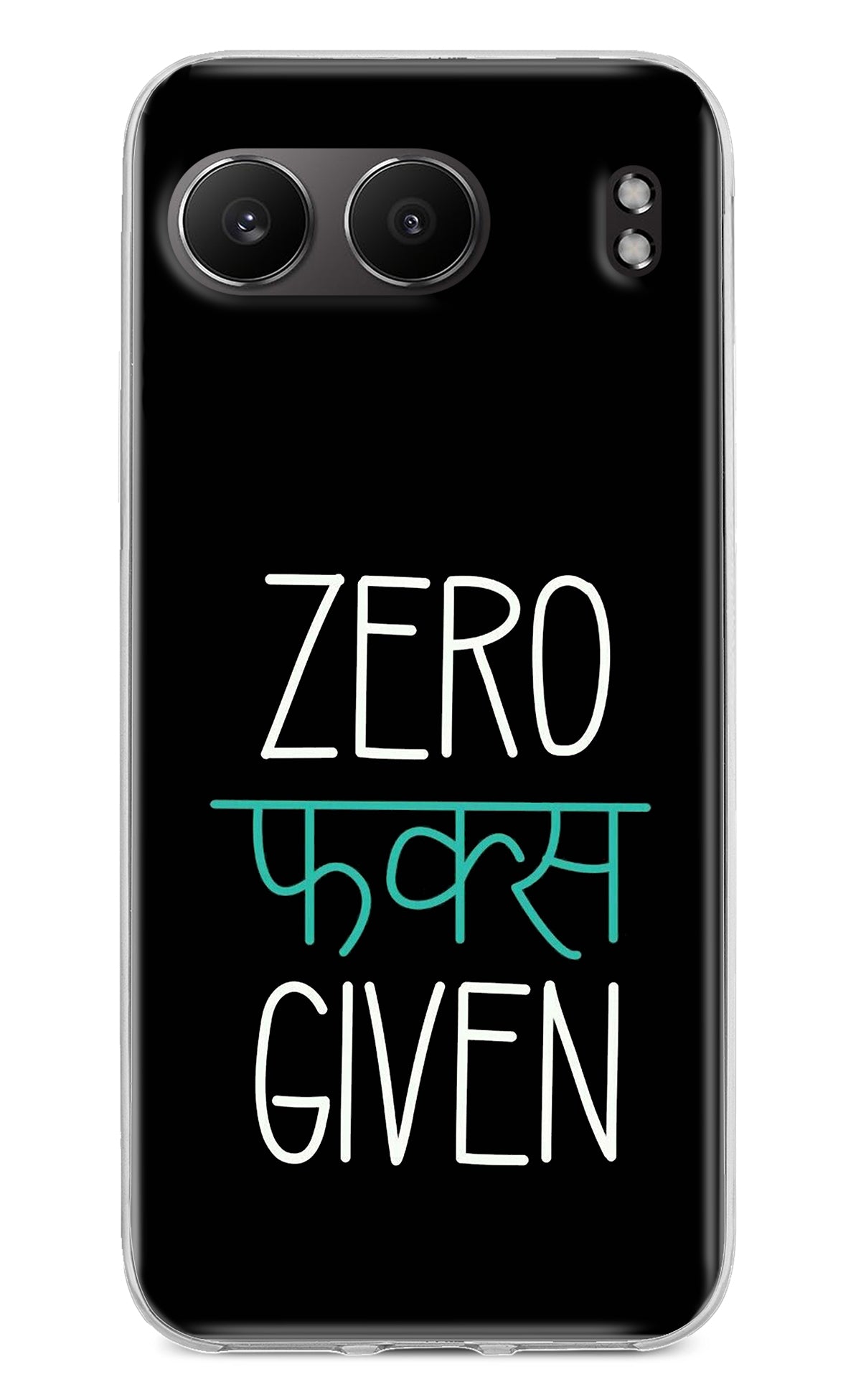 Zero Fucks Given OnePlus Nord 4 Back Cover