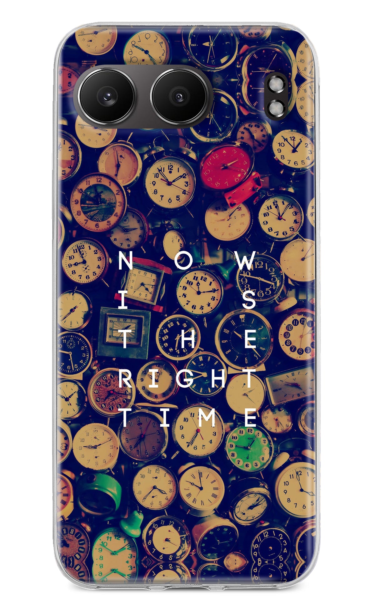 Now is the Right Time Quote OnePlus Nord 4 Back Cover