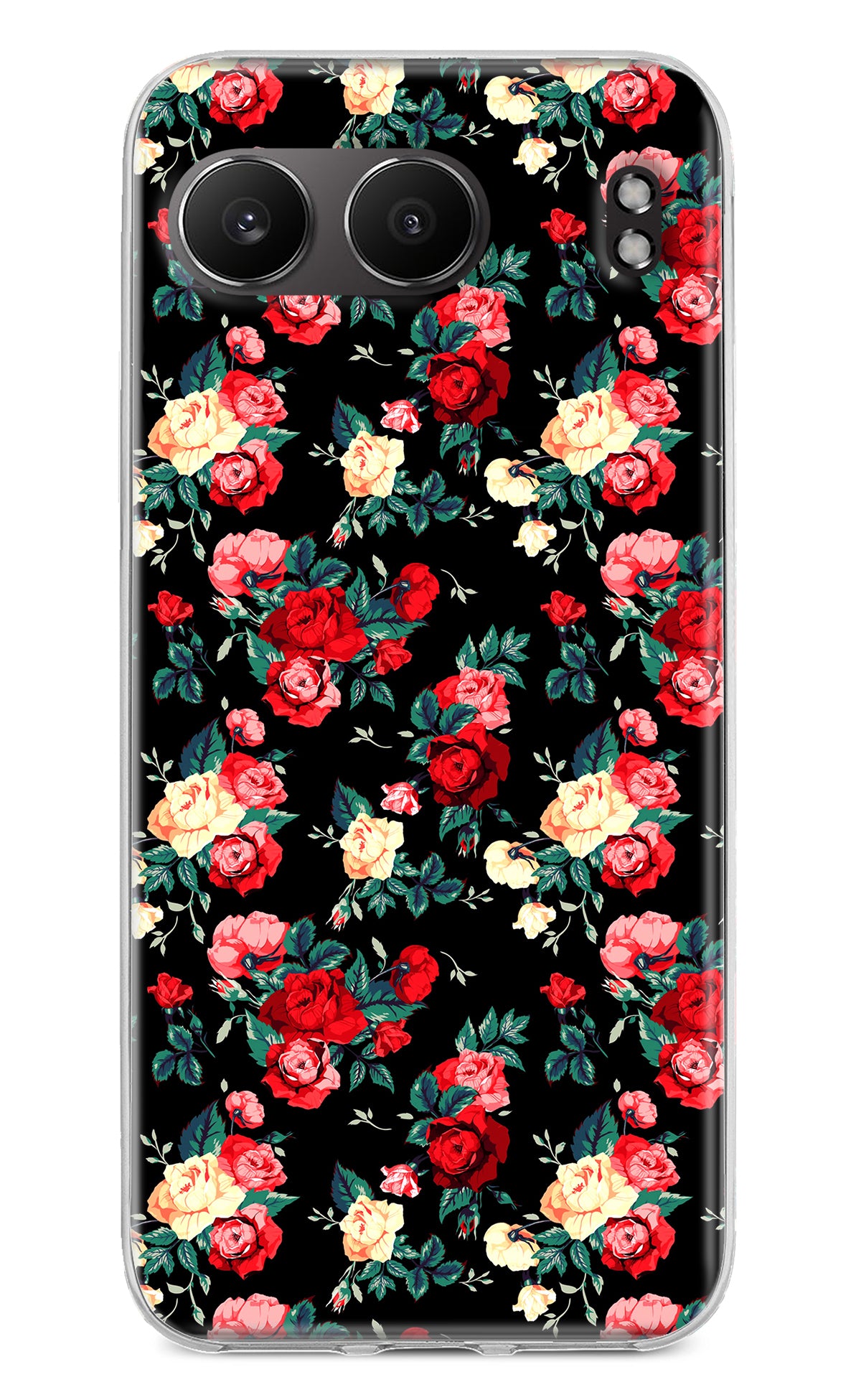 Rose Pattern OnePlus Nord 4 Back Cover