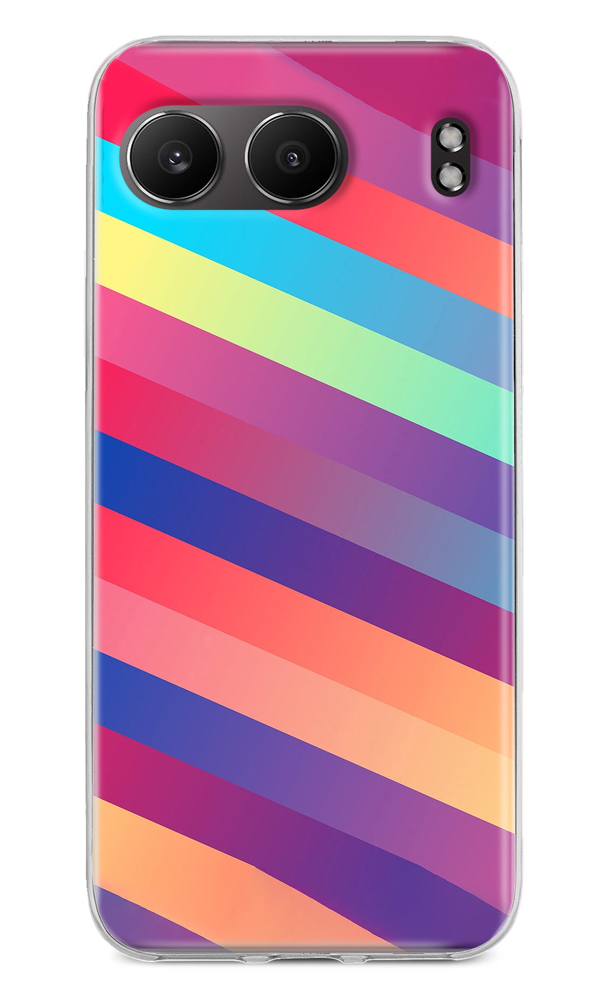 Stripes color OnePlus Nord 4 Back Cover