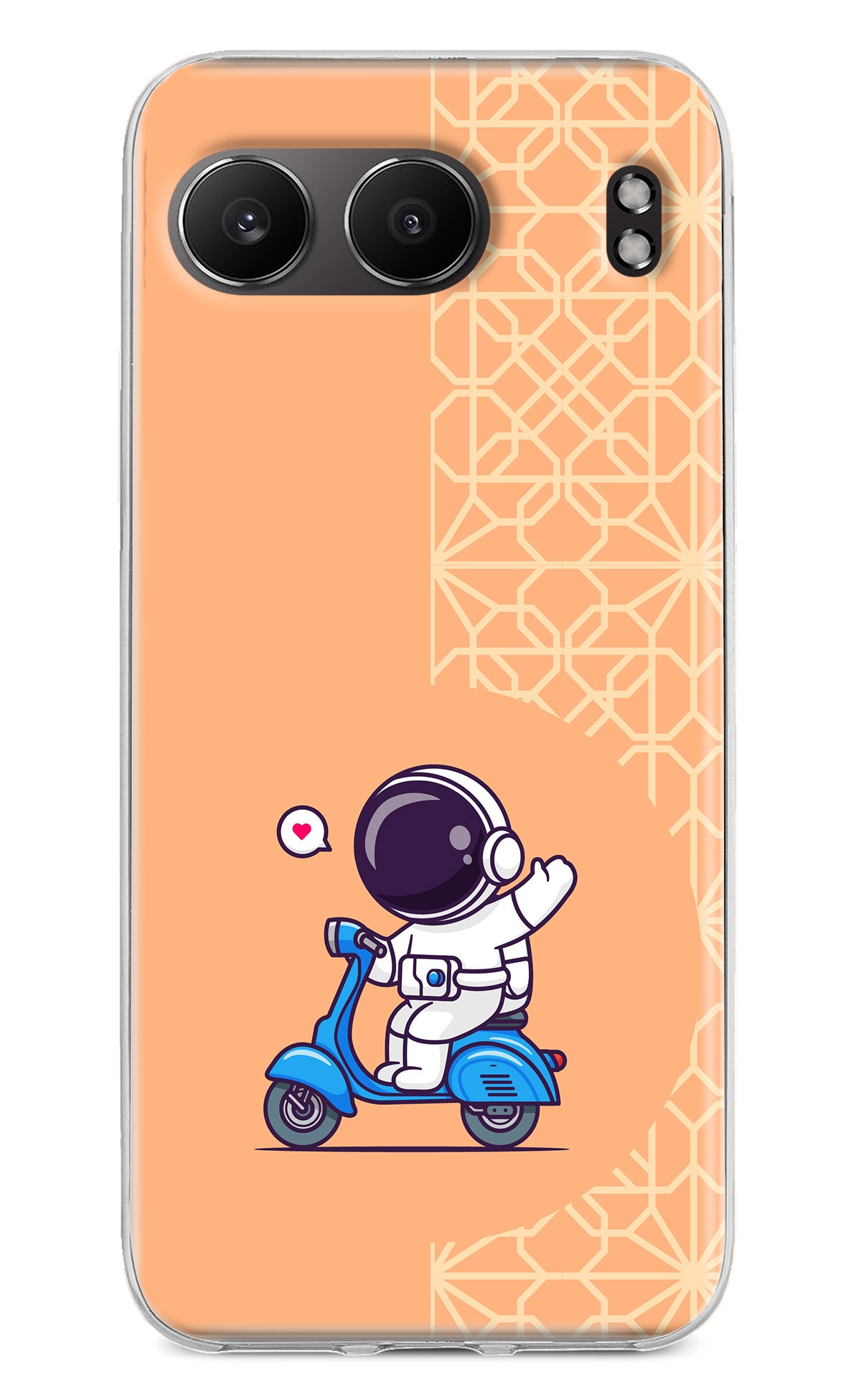 Cute Astronaut Riding OnePlus Nord 4 Back Cover