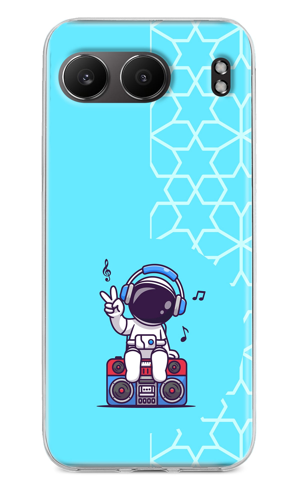 Cute Astronaut Chilling OnePlus Nord 4 Back Cover